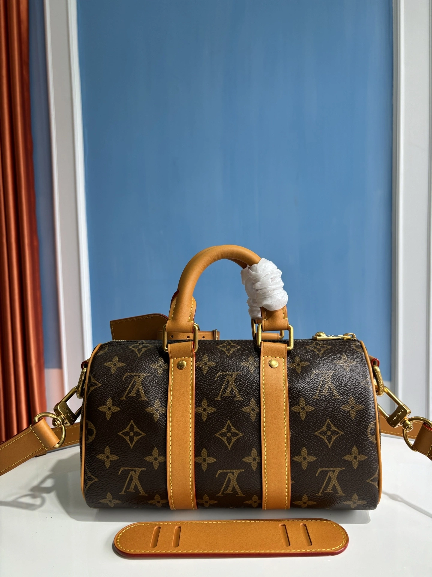 MOMO--8V M14981 high quality version cowhide Keepall 25 Cargo Monogram Archive item:E-B808L1821T