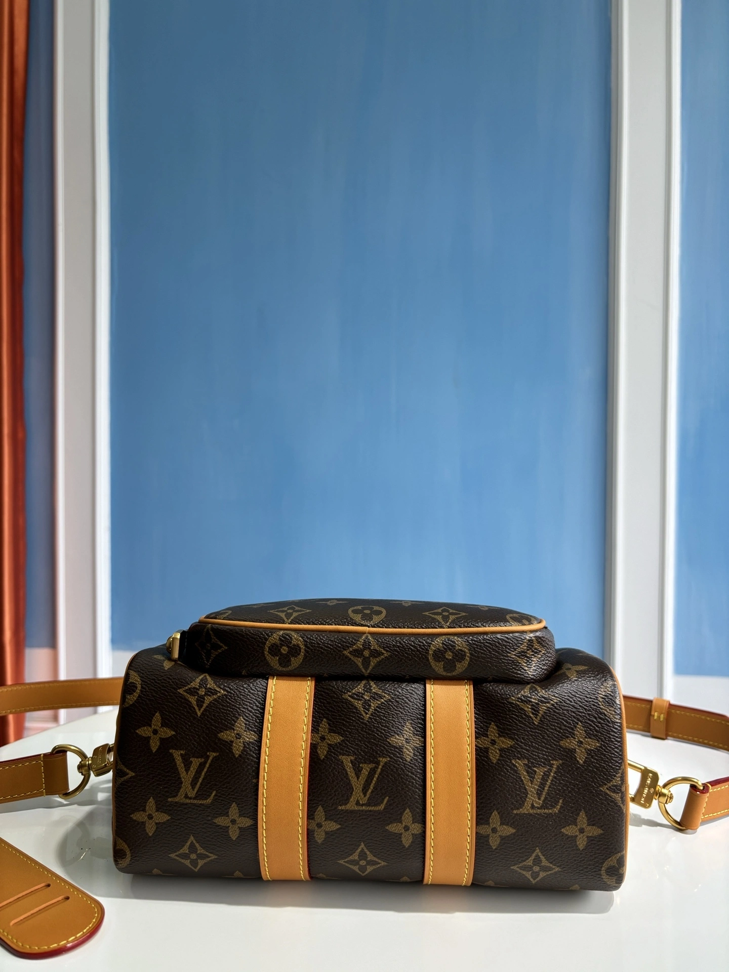 MOMO--8V M14981 high quality version cowhide Keepall 25 Cargo Monogram Archive item:E-B808L1821T