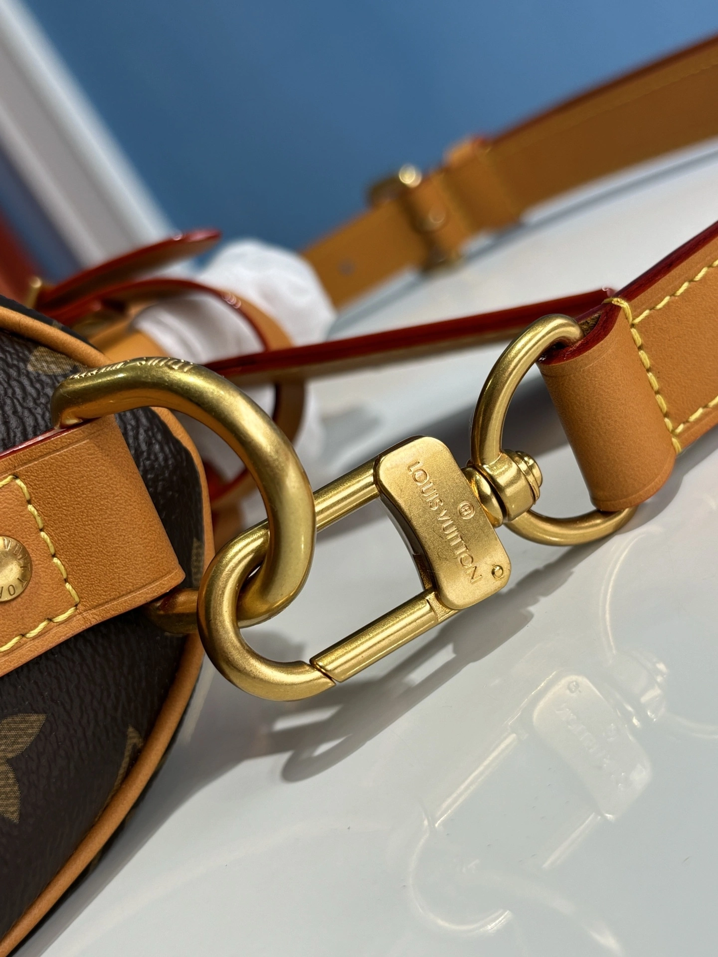MOMO--8V M14981 high quality version cowhide Keepall 25 Cargo Monogram Archive item:E-B808L1821T