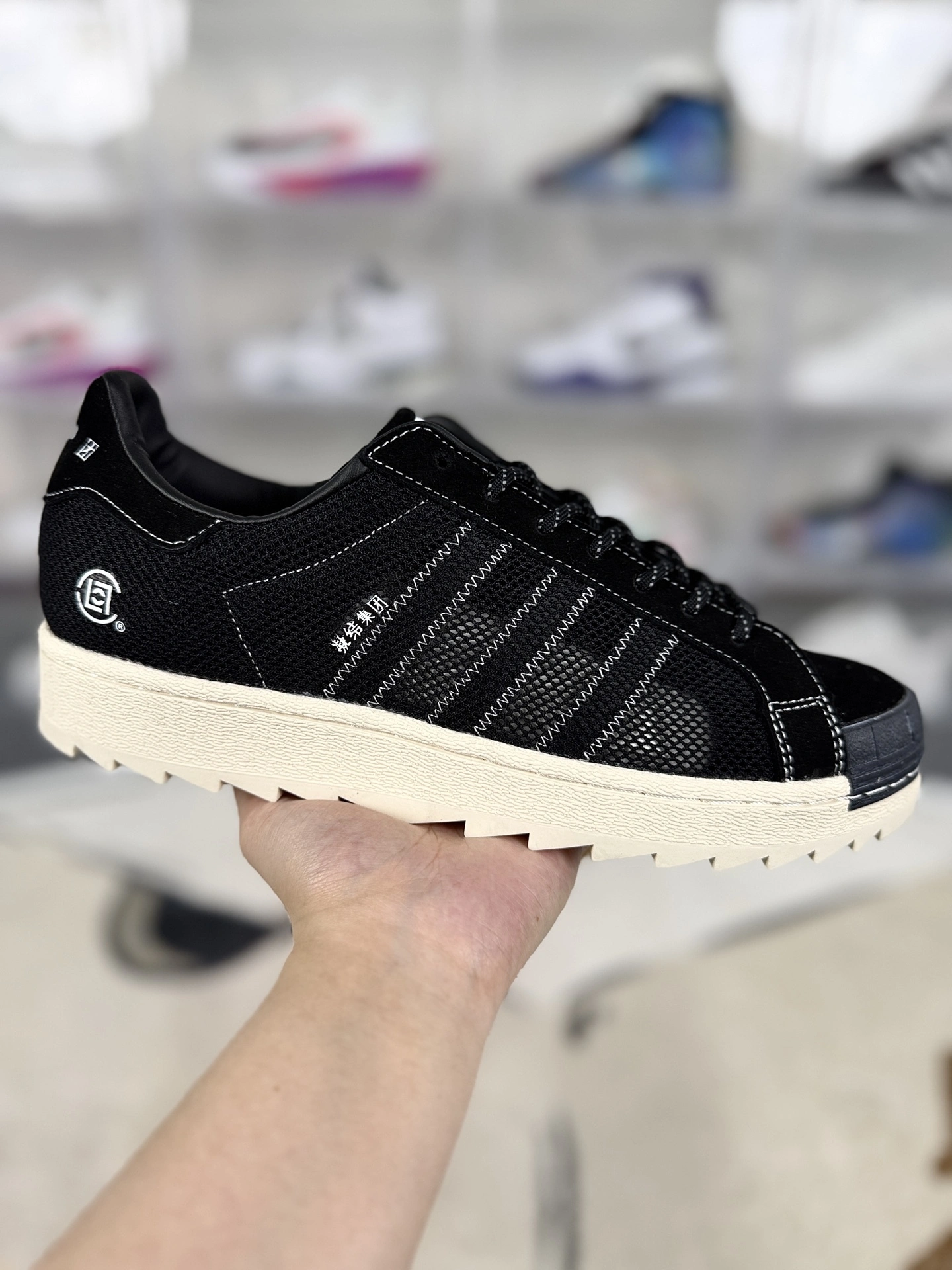 Flying pig-- 14i41s IE8879 NEIGHBORHOOD x CLOT x originals SUPERSTAR item: E-X000L2428B