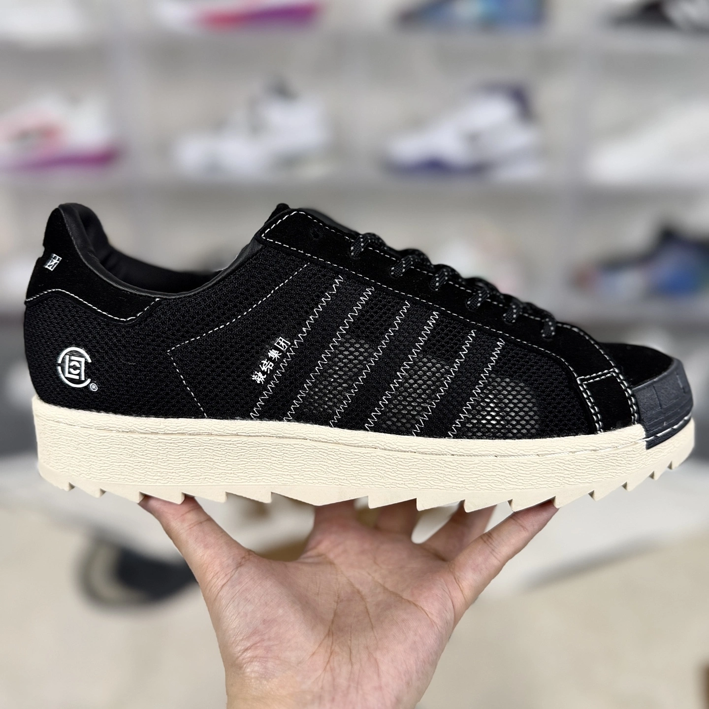 Flying pig-- 14i41s IE8879 NEIGHBORHOOD x CLOT x originals SUPERSTAR item: E-X000L2428B
