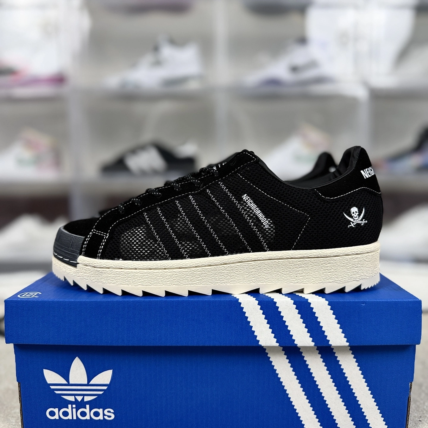 Flying pig-- 14i41s IE8879 NEIGHBORHOOD x CLOT x originals SUPERSTAR item: E-X000L2428B