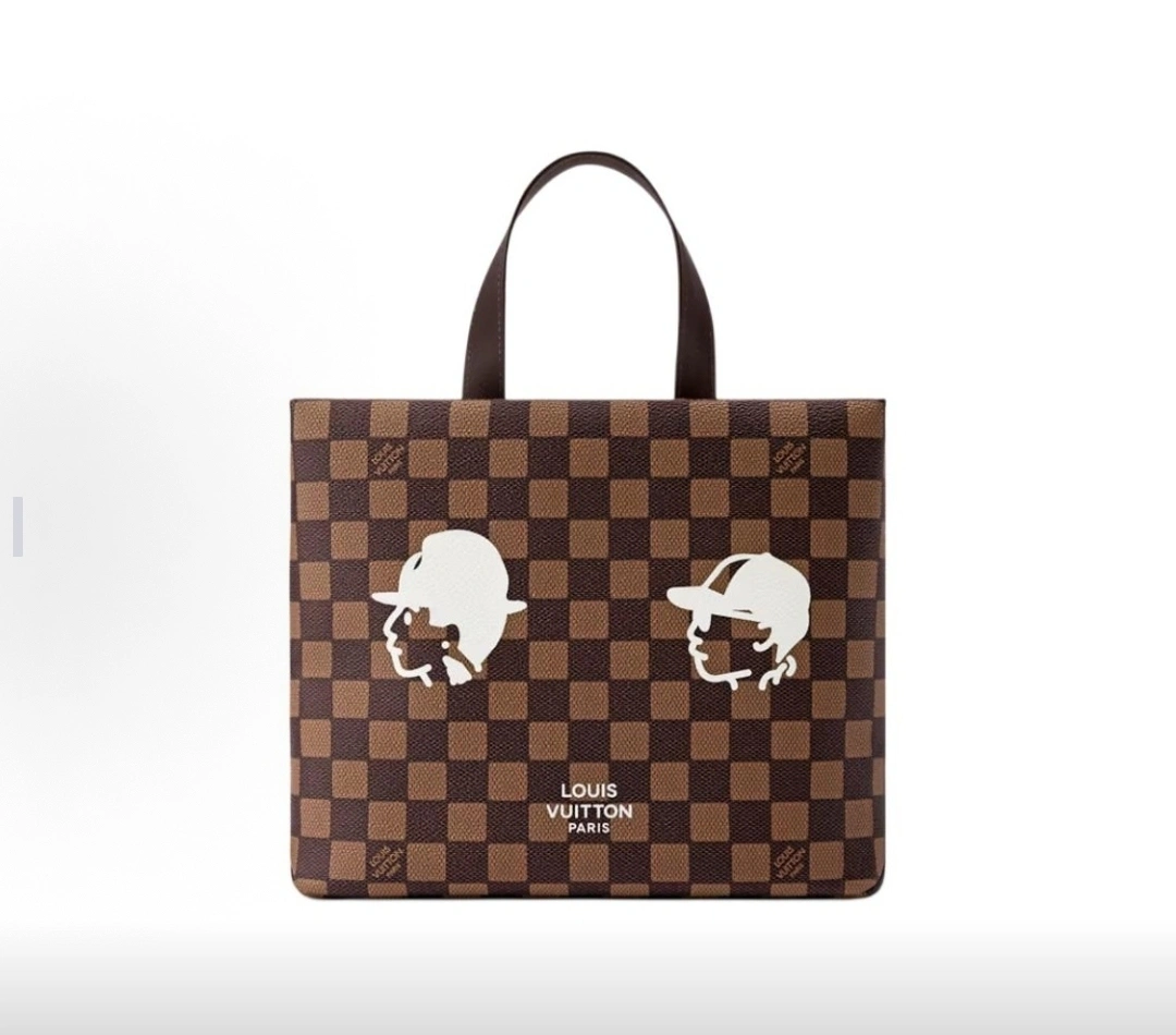 MOMO-- 8V N40810 high quality version Shopper PHARREL and NIGO collection's Hr cowhide item:E-B563I2147
