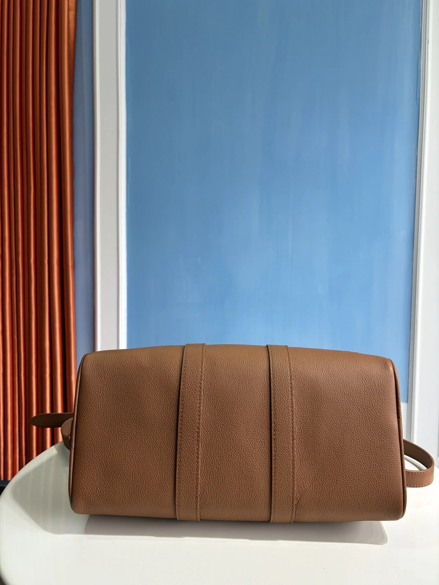 MOMO--8V M25980 high quality version Keepall Bandoulière 350 Aerogram Calfskin item:E-B808L1705T