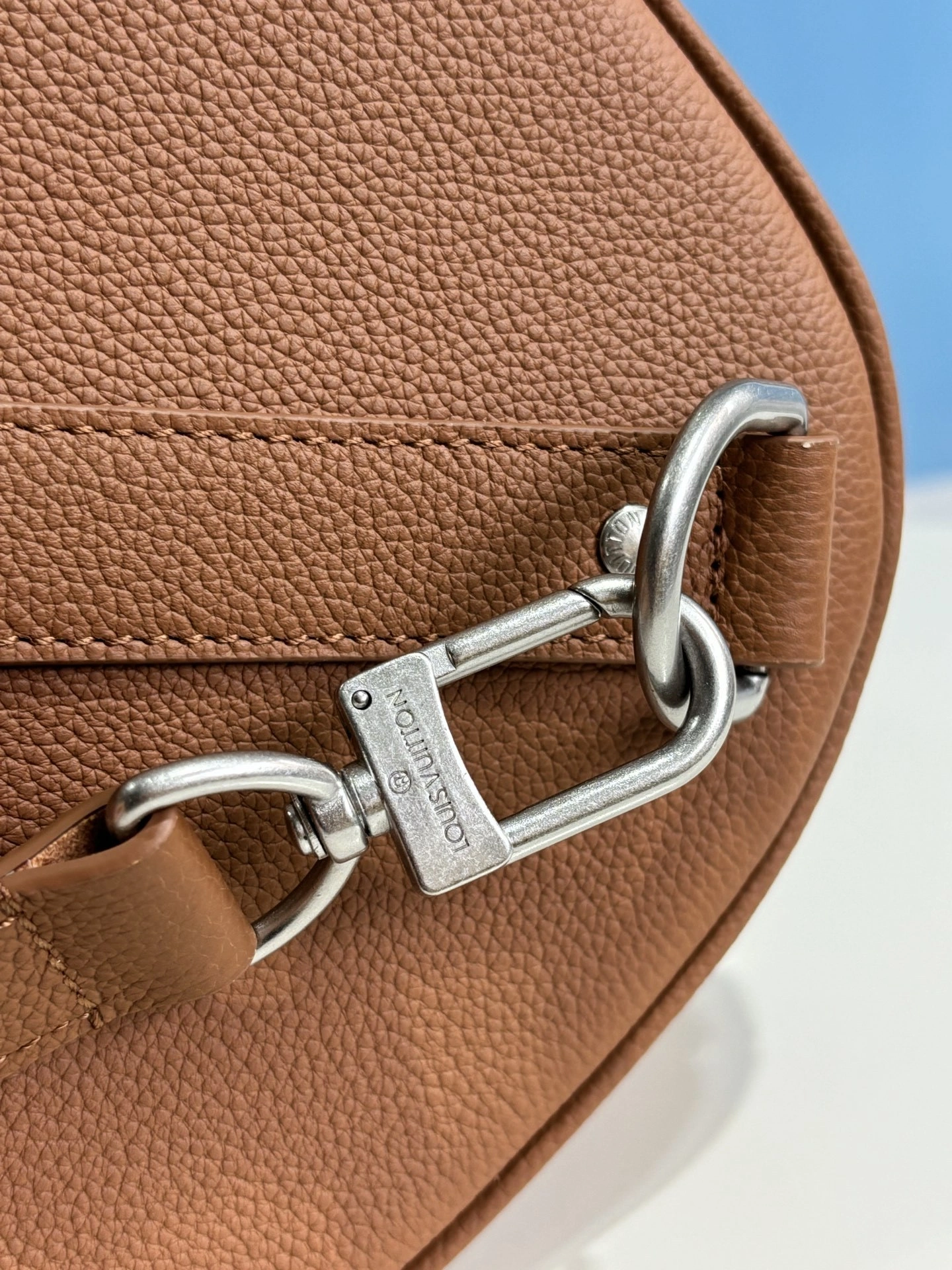 MOMO--8V M25980 high quality version Keepall Bandoulière 350 Aerogram Calfskin item:E-B808L1705T