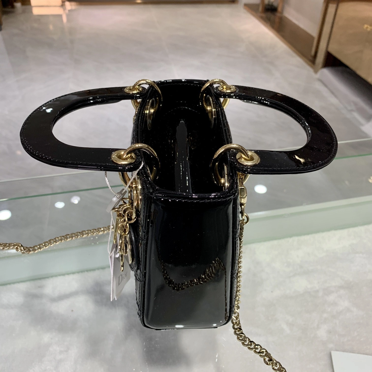 Custombag--M0505OWCB_M900 M0505OWCB-M900 Lady high quality version Black patent leather item：C-B803D0735