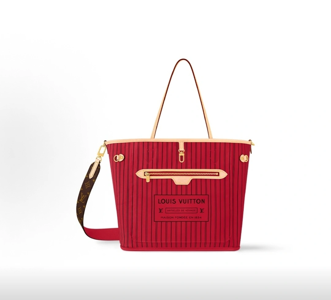 MOMO--8V M12096 high quality version Neverfull Bandoulière Inside Out cowhide item:F-B000A2113