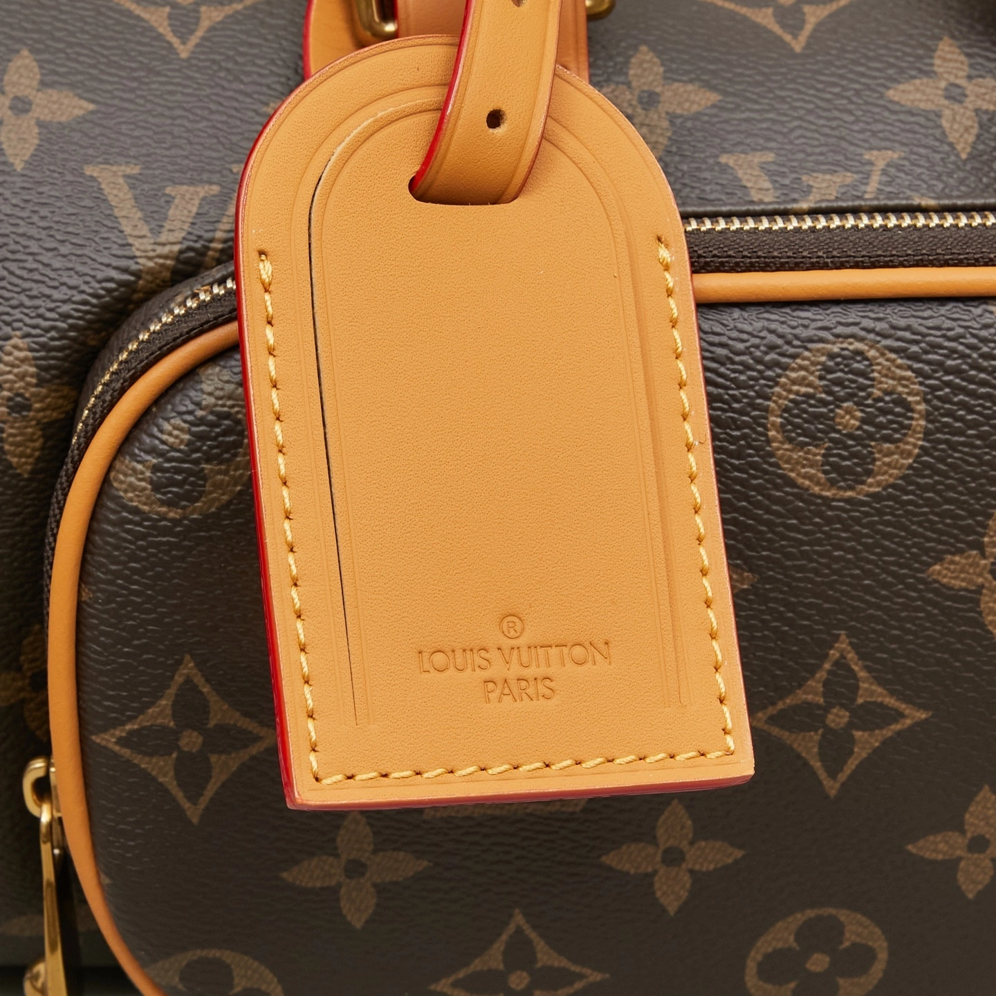 MOMO--8V M14981 high quality version Keepall 25 Cargo Monogram Archive cowhide item:F-B000B0256