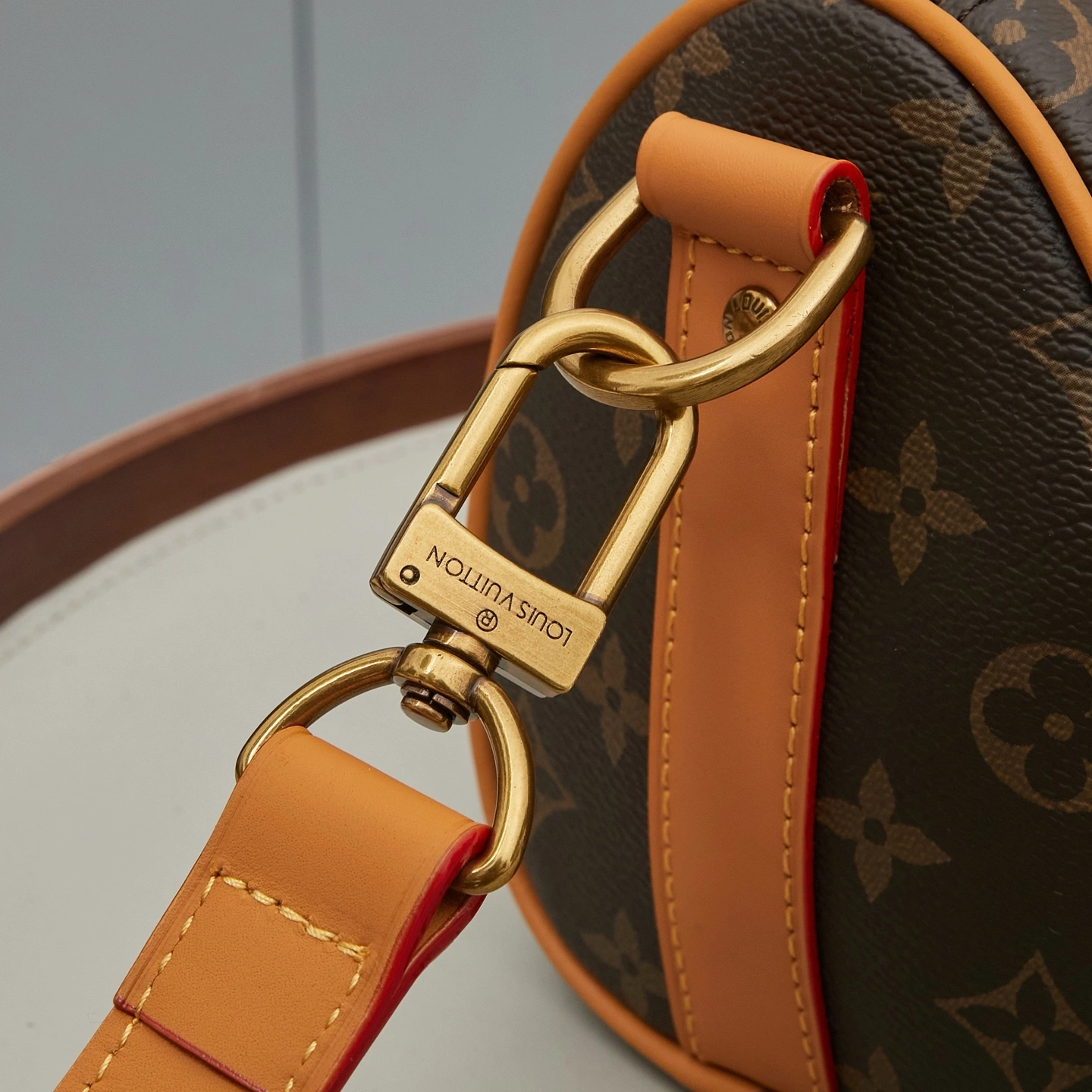 MOMO--8V M14981 high quality version Keepall 25 Cargo Monogram Archive cowhide item:F-B000B0256
