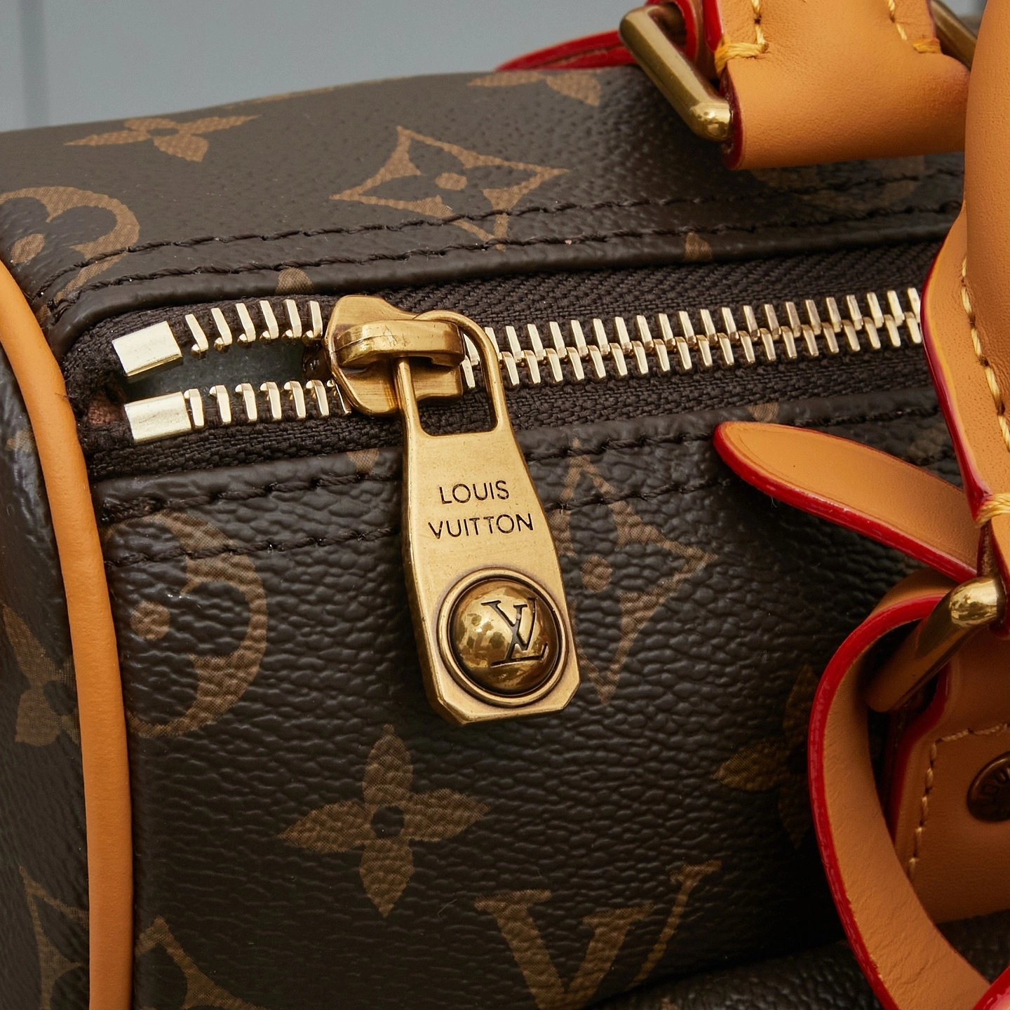 MOMO--8V M14981 high quality version Keepall 25 Cargo Monogram Archive cowhide item:F-B000B0256