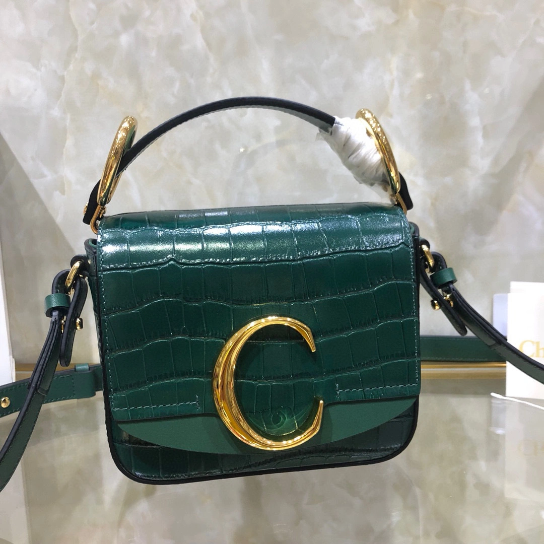 1160 C Bag Crocodile pattern Calf leather item:B-B070B1104