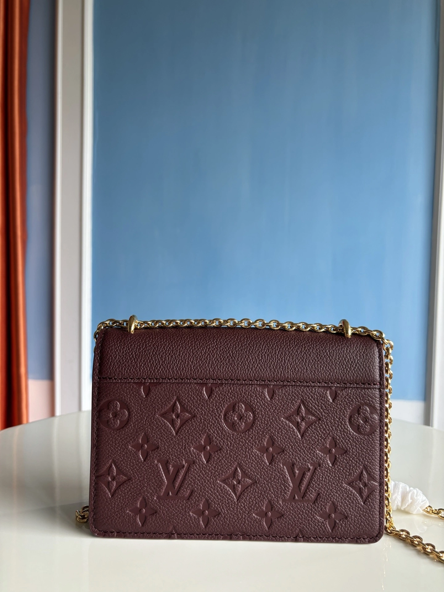 MOMO--8V M25814 high quality version Wallet On Chain Rosy Monogram Empreinte item:E-B808L1836T
