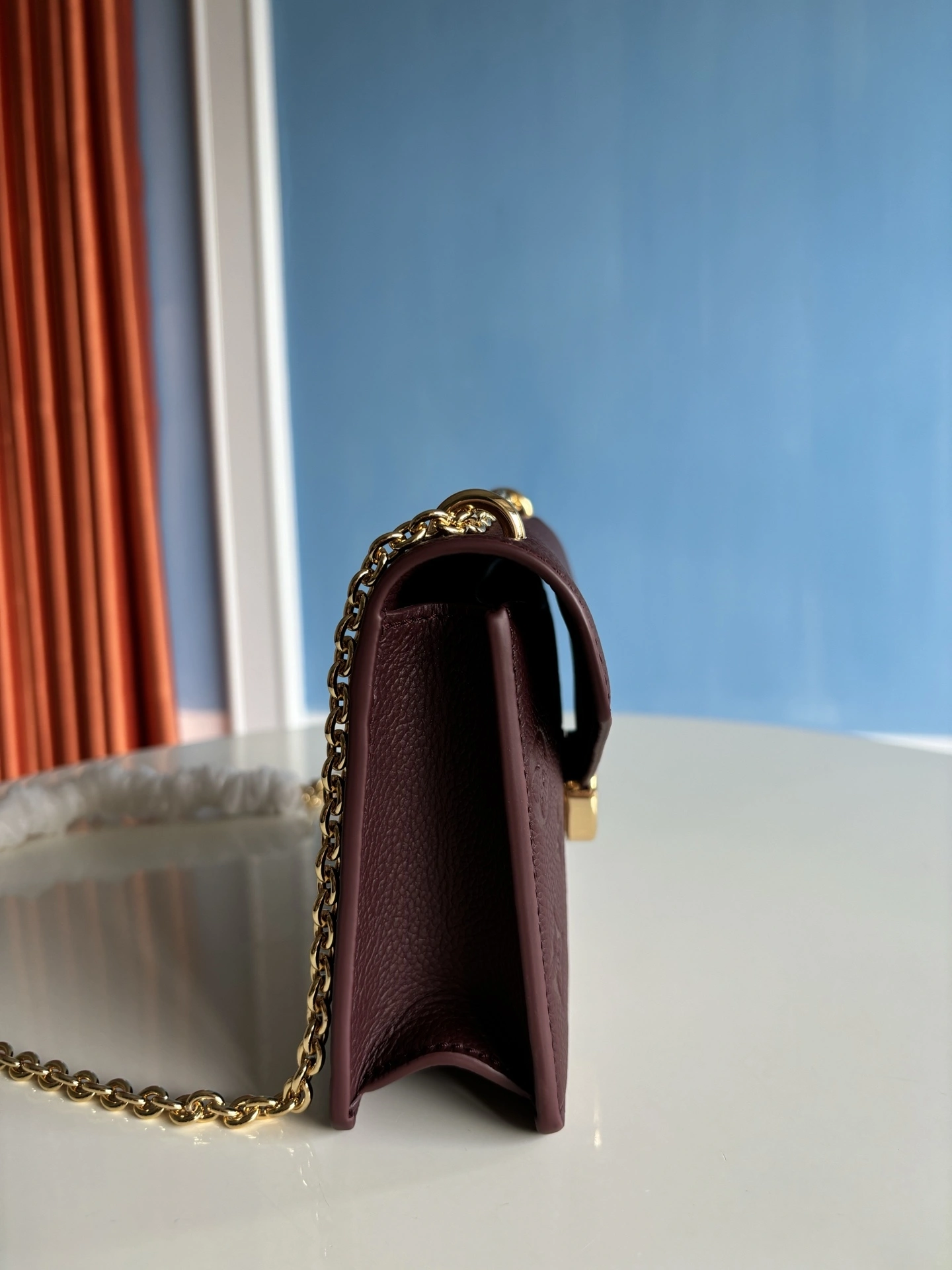 MOMO--8V M25814 high quality version Wallet On Chain Rosy Monogram Empreinte item:E-B808L1836T