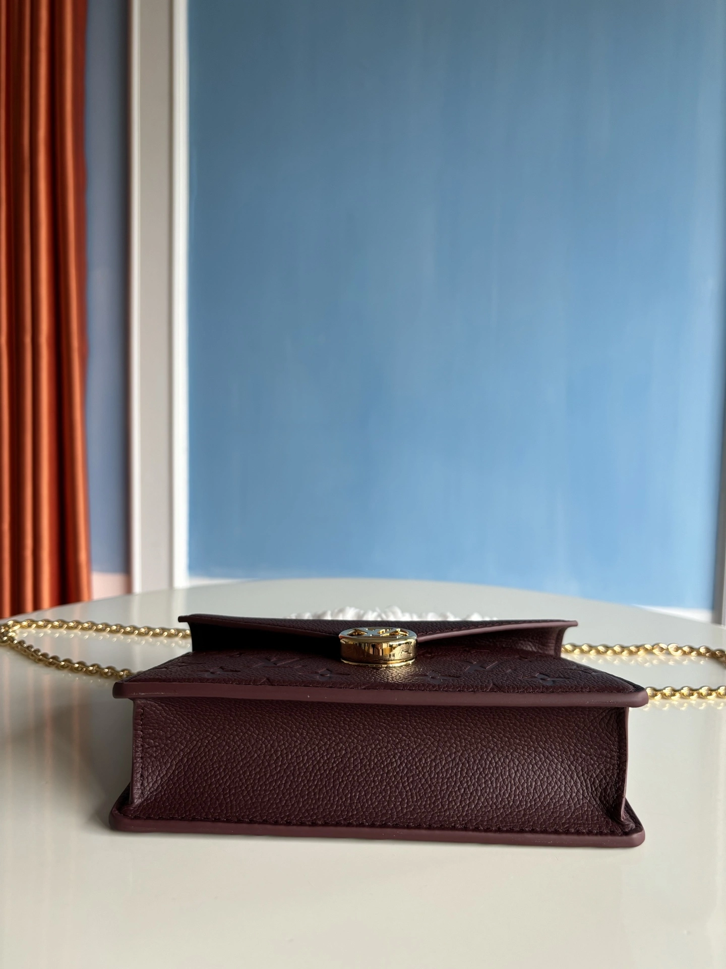 MOMO--8V M25814 high quality version Wallet On Chain Rosy Monogram Empreinte item:E-B808L1836T