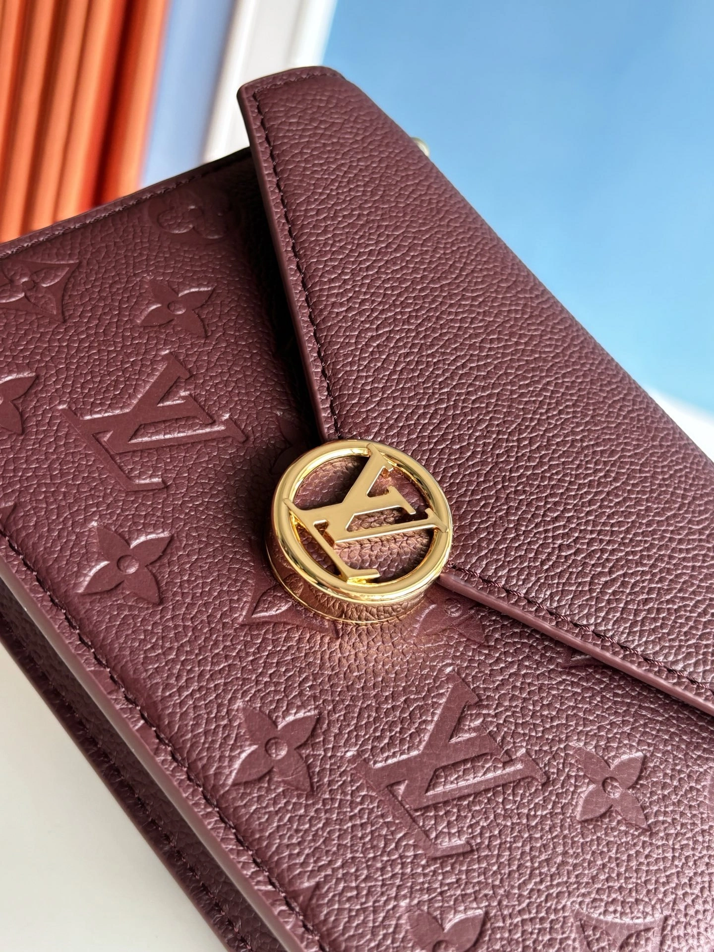 MOMO--8V M25814 high quality version Wallet On Chain Rosy Monogram Empreinte item:E-B808L1836T