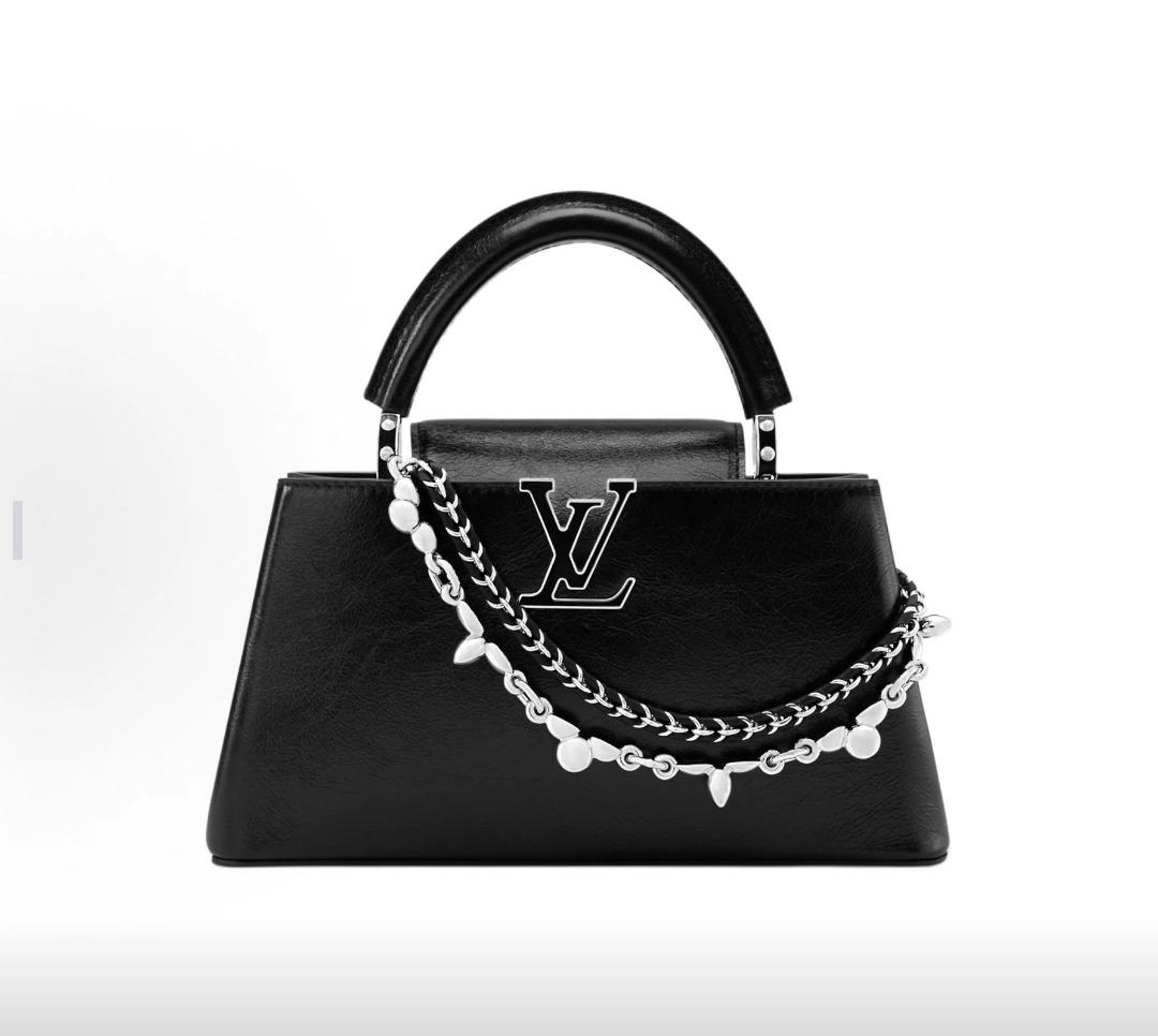 MOMO-- 8V M25492 high quality version Capucines East-West BB waxed skin cowhide item:E-B574K1813