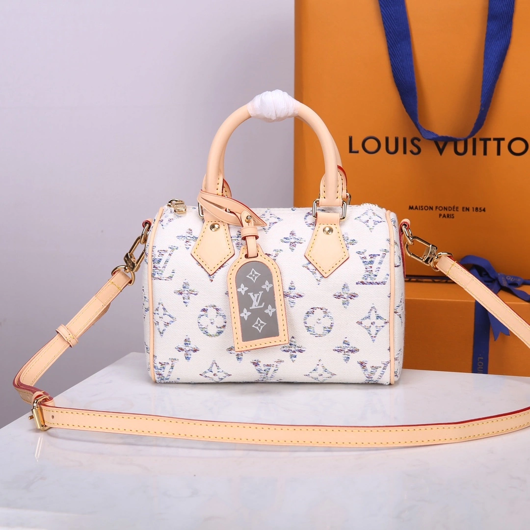 MOMO-- 8V M24709 high quality version Speedy Bandoulière 20 Nautical cowhide item:E-B000I0513