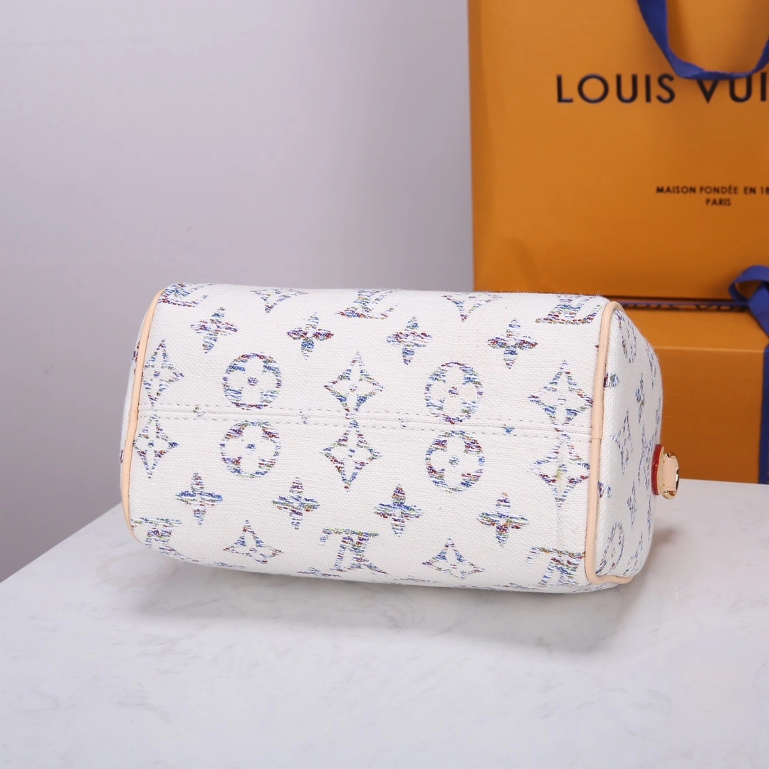 MOMO-- 8V M24709 high quality version Speedy Bandoulière 20 Nautical cowhide item:E-B000I0513
