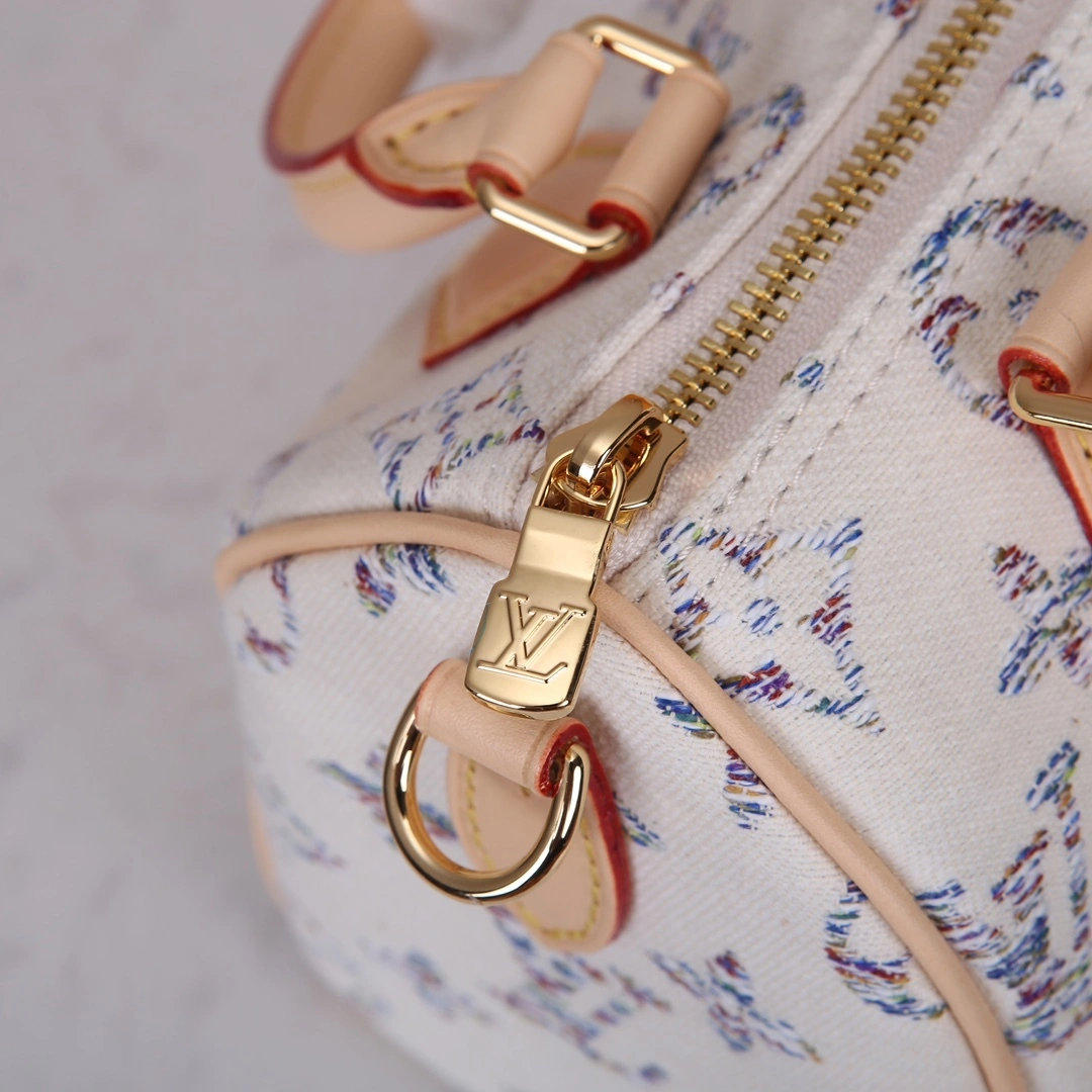 MOMO-- 8V M24709 high quality version Speedy Bandoulière 20 Nautical cowhide item:E-B000I0513