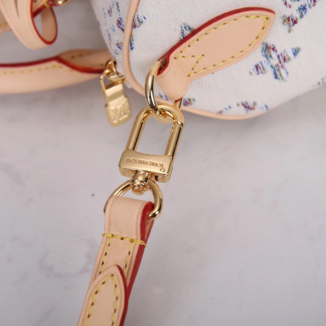 MOMO-- 8V M24709 high quality version Speedy Bandoulière 20 Nautical cowhide item:E-B000I0513