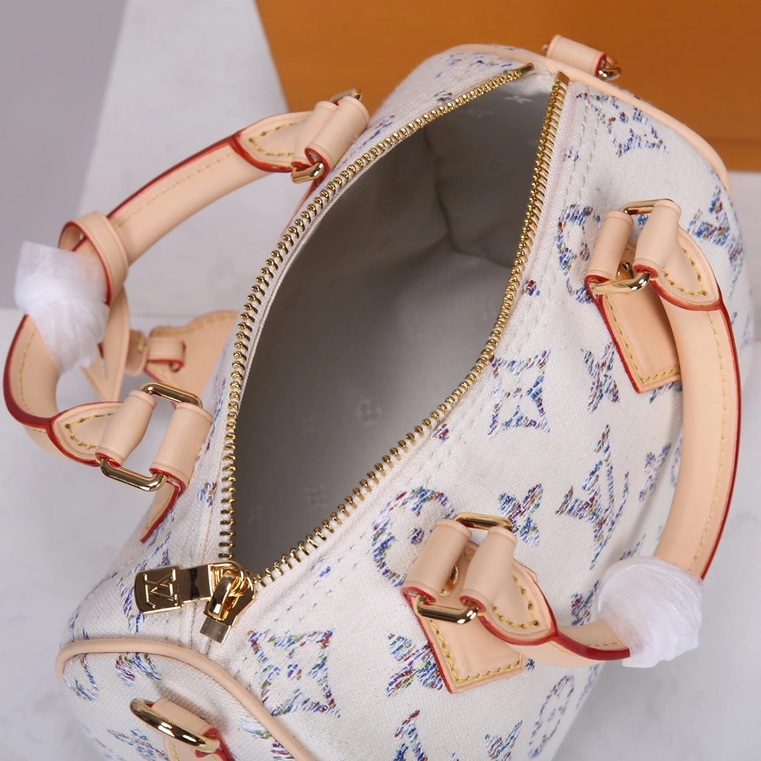 MOMO-- 8V M24709 high quality version Speedy Bandoulière 20 Nautical cowhide item:E-B000I0513