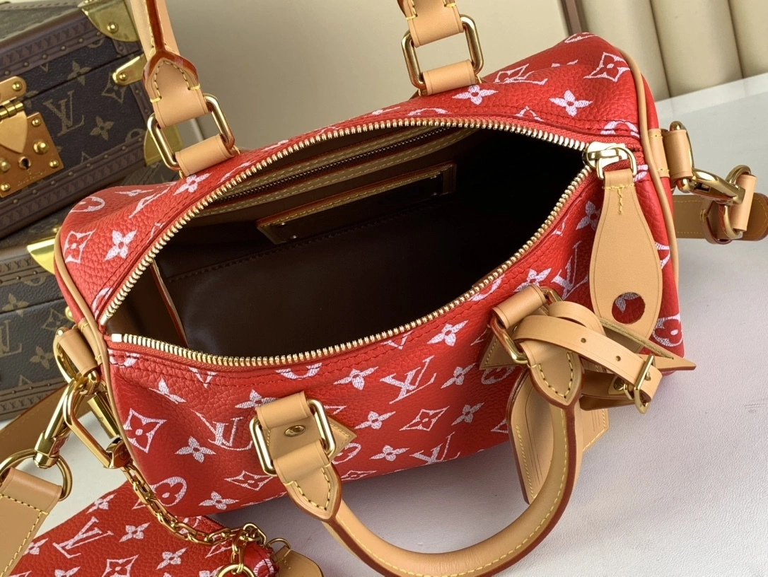 MOMO-- 8V M23425 high quality version Speedy P9 Bandoulière25 cowhide sheepskin item:E-B000C0238