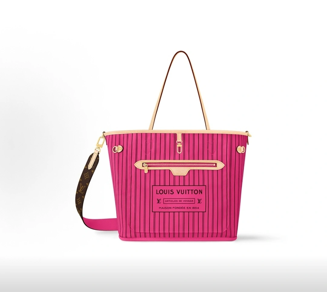 MOMO-- 8V M12257 high quality version Neverfull Bandoulière Inside Out cowhide item:F-B000A2114