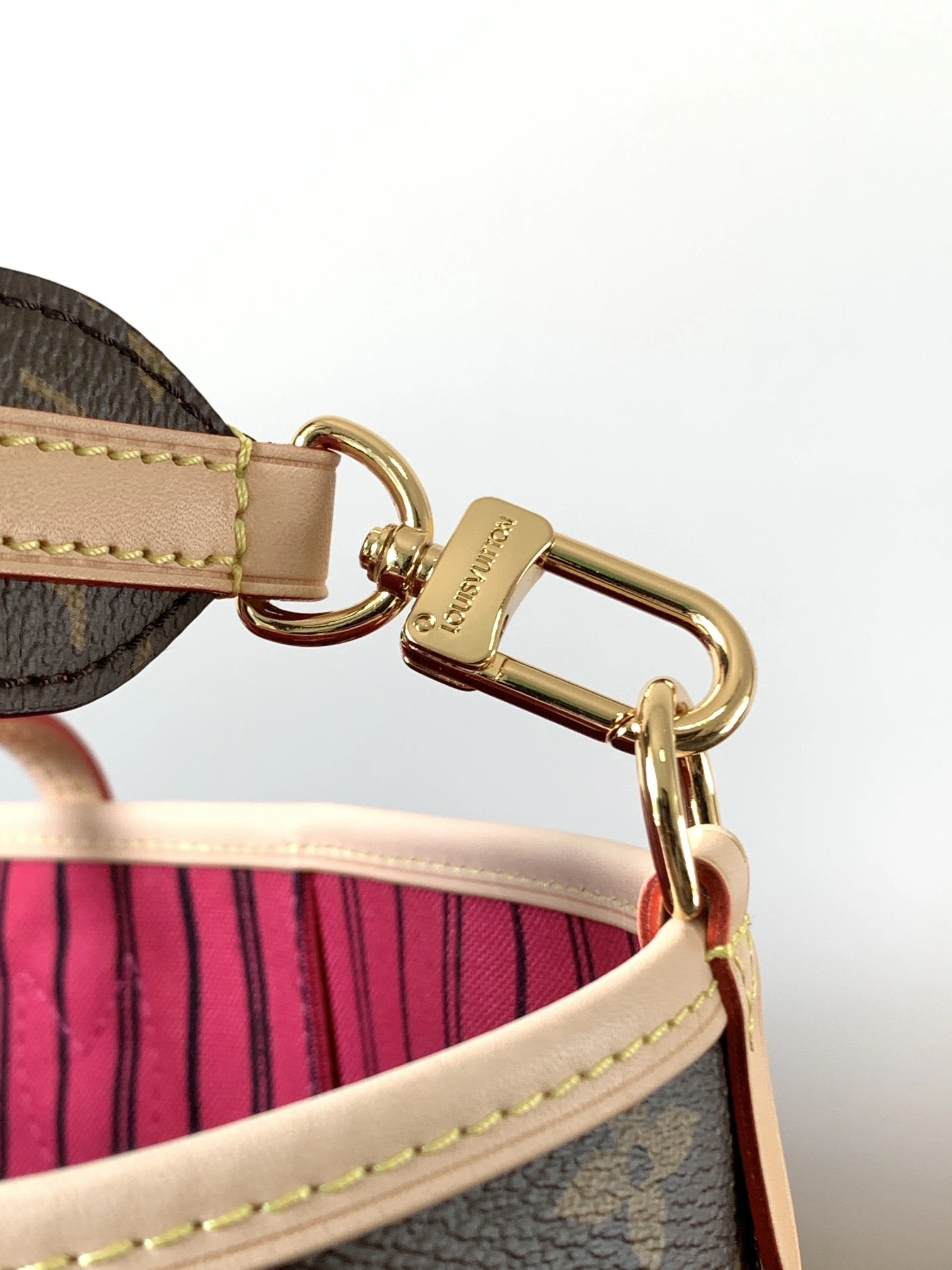 MOMO-- 8V M12257 high quality version Neverfull Bandoulière Inside Out cowhide item:F-B000A2114