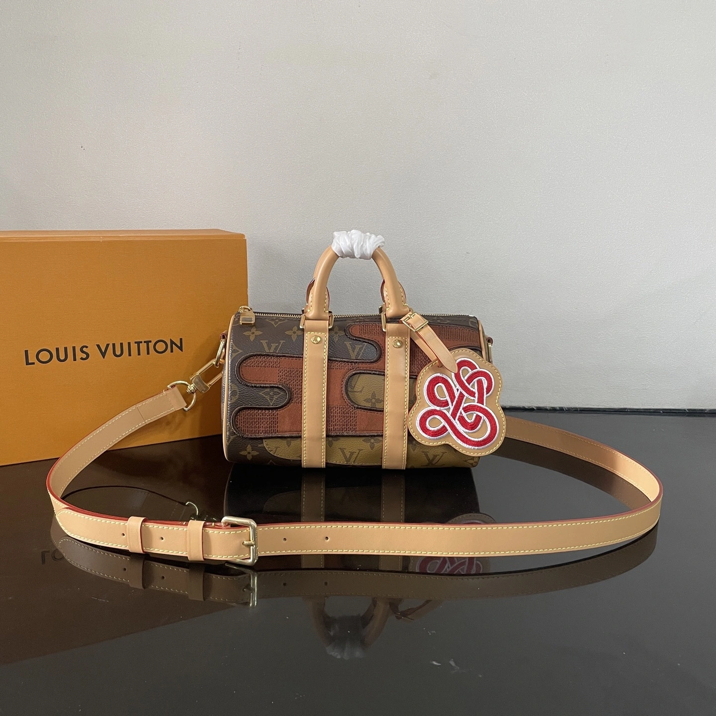 MOMO- 8V M15428 Keepall Bandoulière 25 Monogram Landscape high quality version item：E-B177I2413