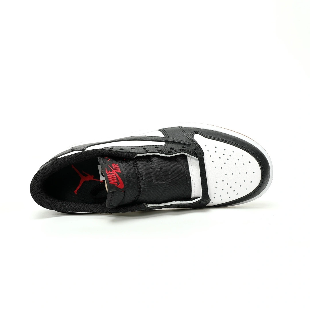 Flying pig-- 1ir Jor419 DZ4137-700(Team958-7.0Low) Tr1vis x 1ir Jor419 1 Low OG"Black White"AJ1 item: E-X000L2801B