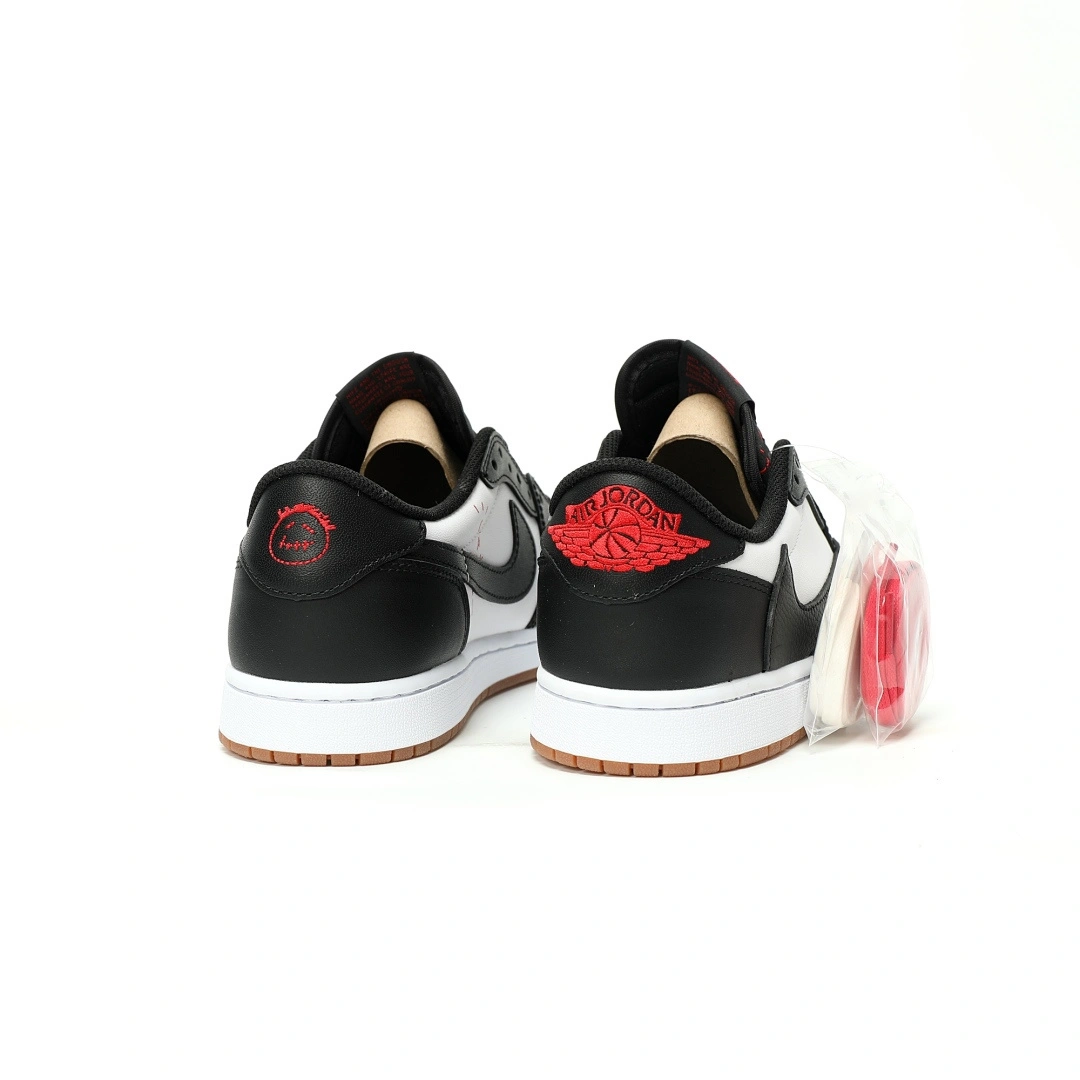 Flying pig-- 1ir Jor419 DZ4137-700(Team958-7.0Low) Tr1vis x 1ir Jor419 1 Low OG"Black White"AJ1 item: E-X000L2801B
