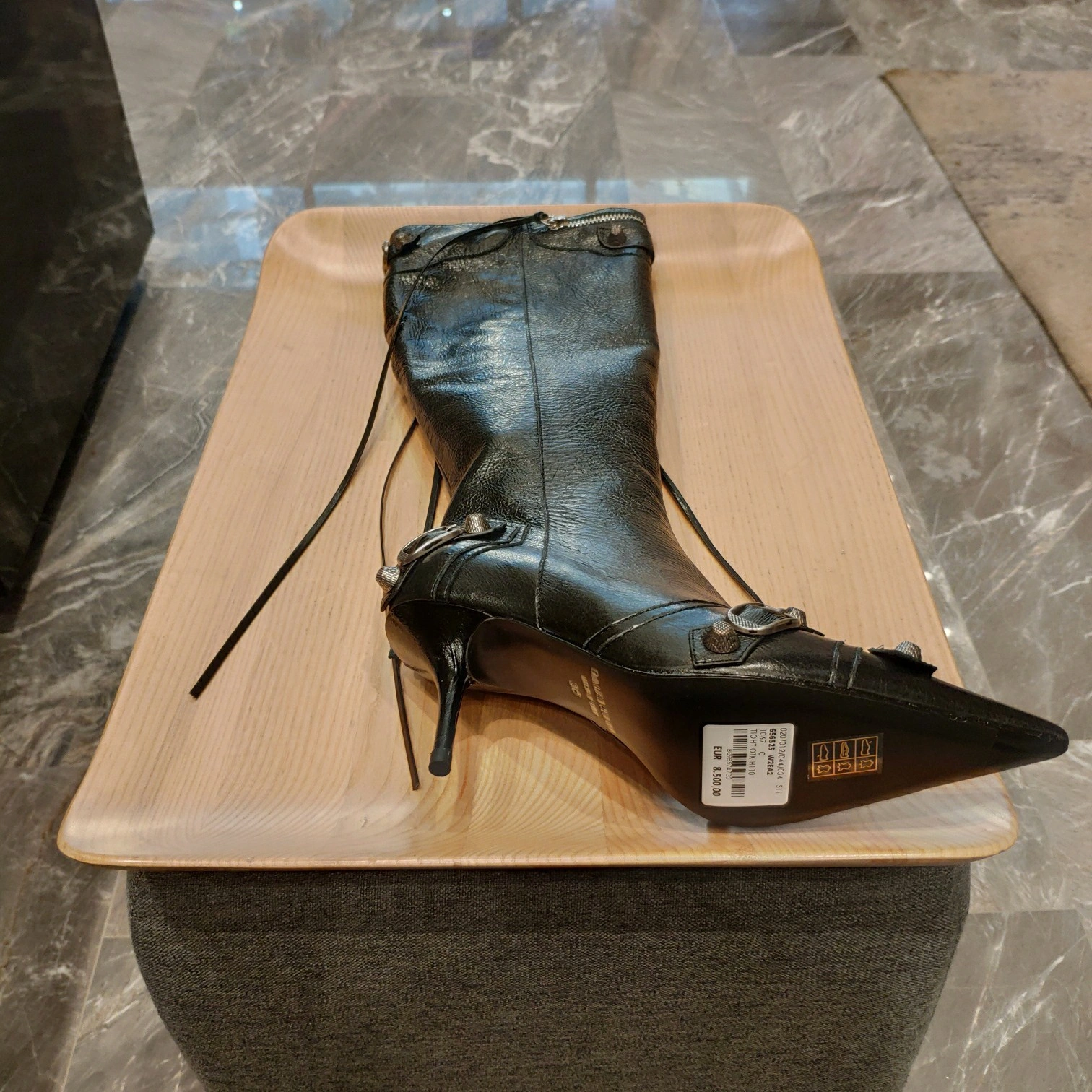 COCO-- 218593i161 694395WAD4E1081 LE cagloe cowhide sheepskin Heel height：9CM item:D-X198H2955