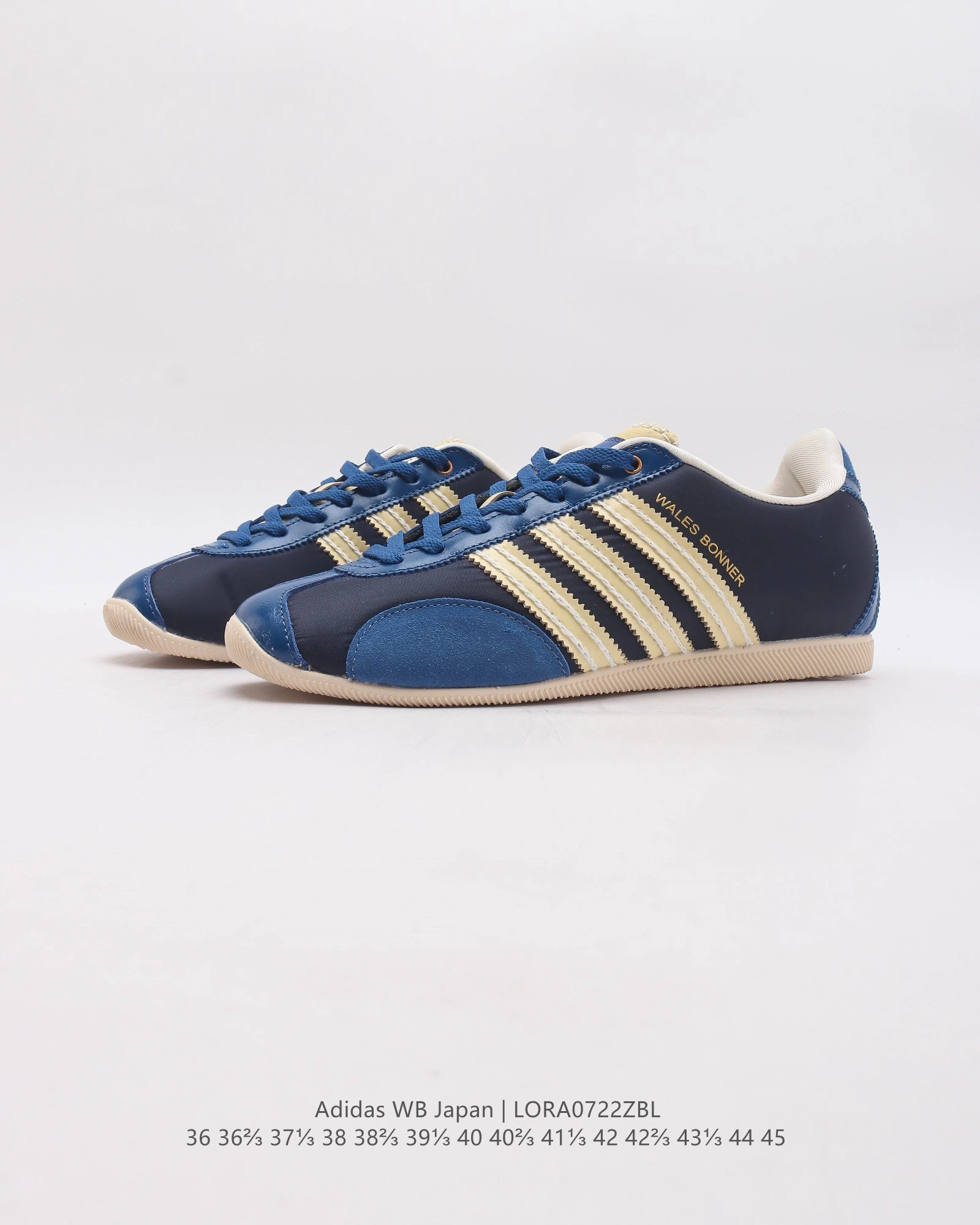 Flying pig-- 14i41s GZ3964 Wales Bonner x WB Japan Low”Cream White Dark Brown“WB item: E-X001L2235B