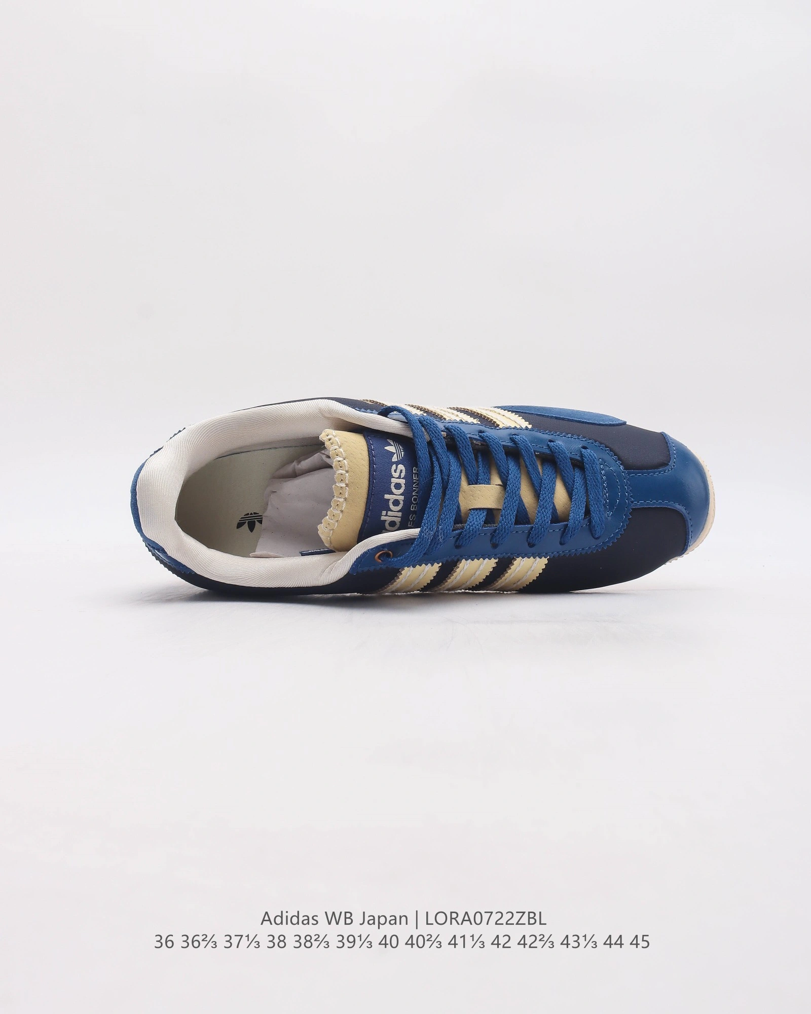 Flying pig-- 14i41s GZ3964 Wales Bonner x WB Japan Low”Cream White Dark Brown“WB item: E-X001L2235B