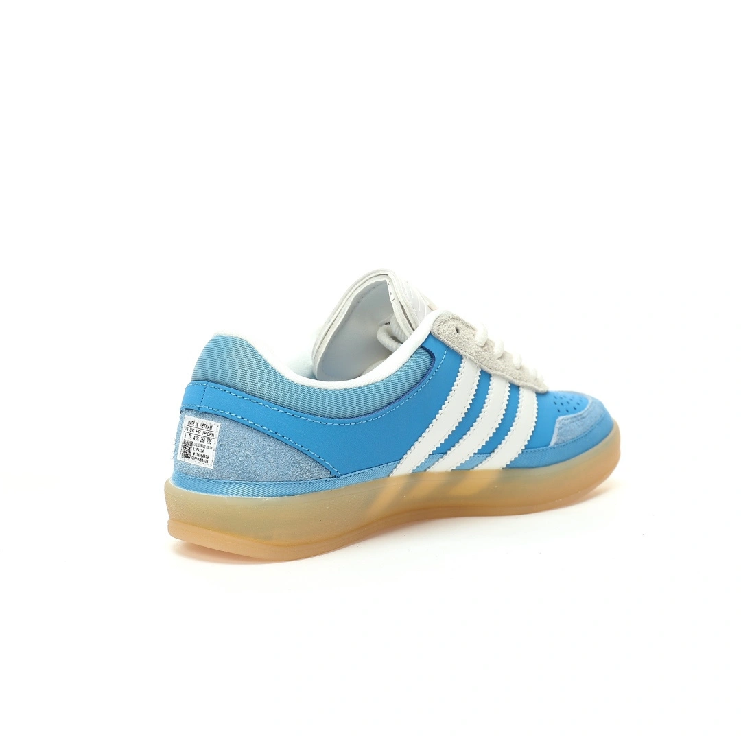 Flying pig-- 14i41s IF9734 Bad Bunny x Gazelle Indoor Trainers "San Juan Blue" item: E-X000L2529B