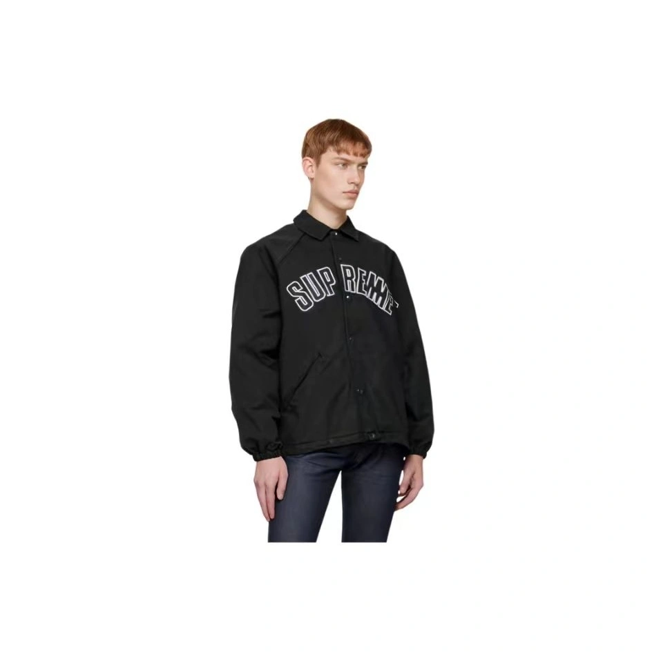 Gemini- S575 24ss CRACKED COACHES JACKET embroidery cotton oversized 2colour item:D-F377K2519-2