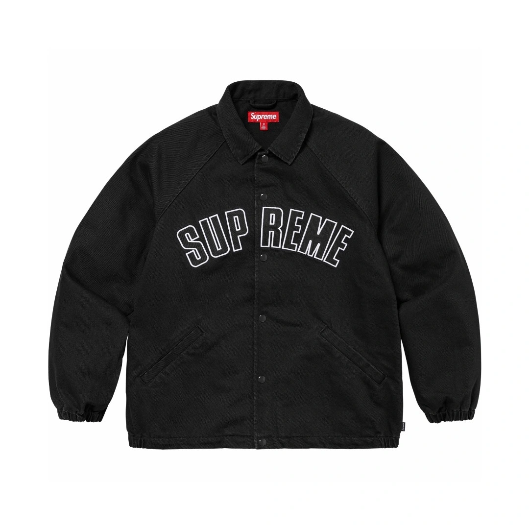 Gemini- S575 24ss CRACKED COACHES JACKET embroidery cotton oversized 2colour item:D-F377K2519-2