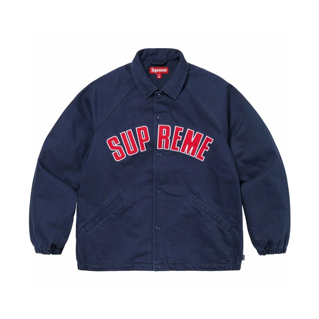 Gemini- S575 24ss CRACKED COACHES JACKET embroidery cotton oversized 2colour item:D-F377K2519-2