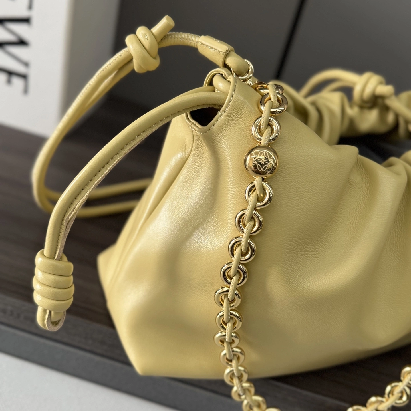 MOMO-- 8o5w5 A411FCRX02-6715 high quality version Flamenco Purse Sheepskin item:E-B563H0999F