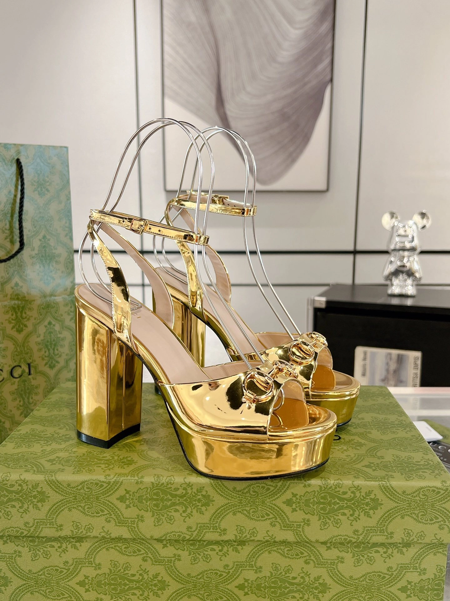 COCO-- 6u33i 795224 AABU5 7136 Calfskin sheepskin Waterproof：2CM Heel height：11CM item:E-X158A0957