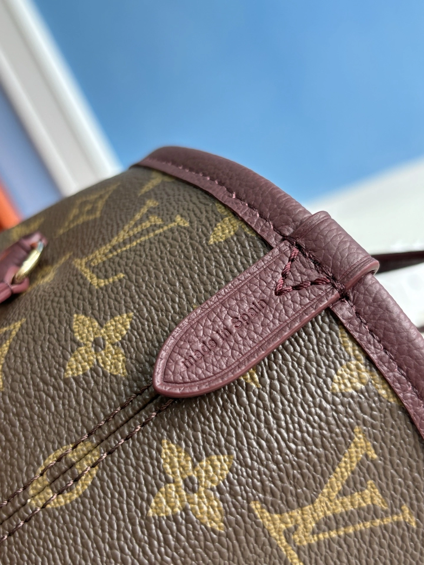MOMO-- 8V M25663 high quality version Neverfull Inside Out Monogram Archive item:E-B808L1822T
