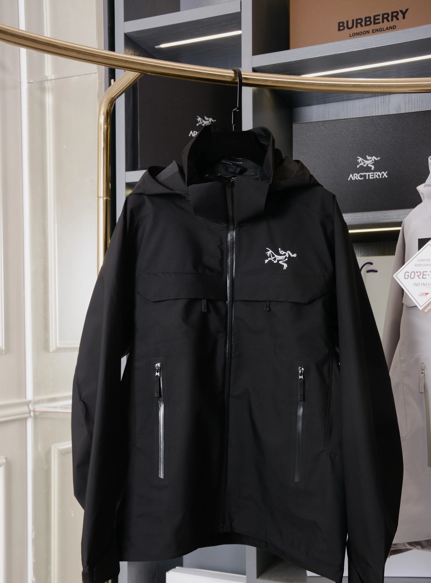 Bald eagle- 1r3t5ryx MACAI SHELL JACKET high quality version oversized 2Colour item:E-F020C3028-2