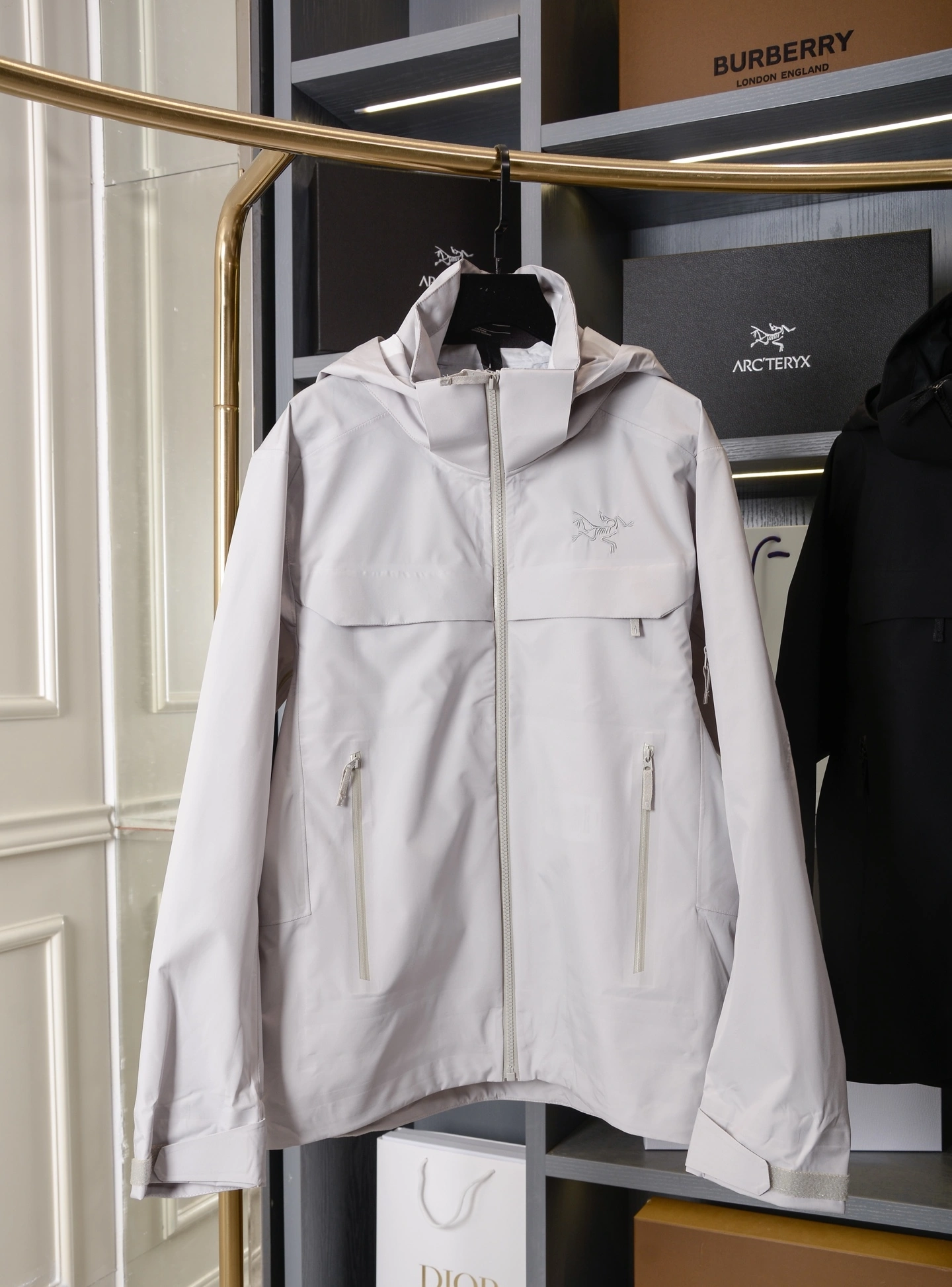 Bald eagle- 1r3t5ryx MACAI SHELL JACKET high quality version oversized 2Colour item:E-F020C3028-2