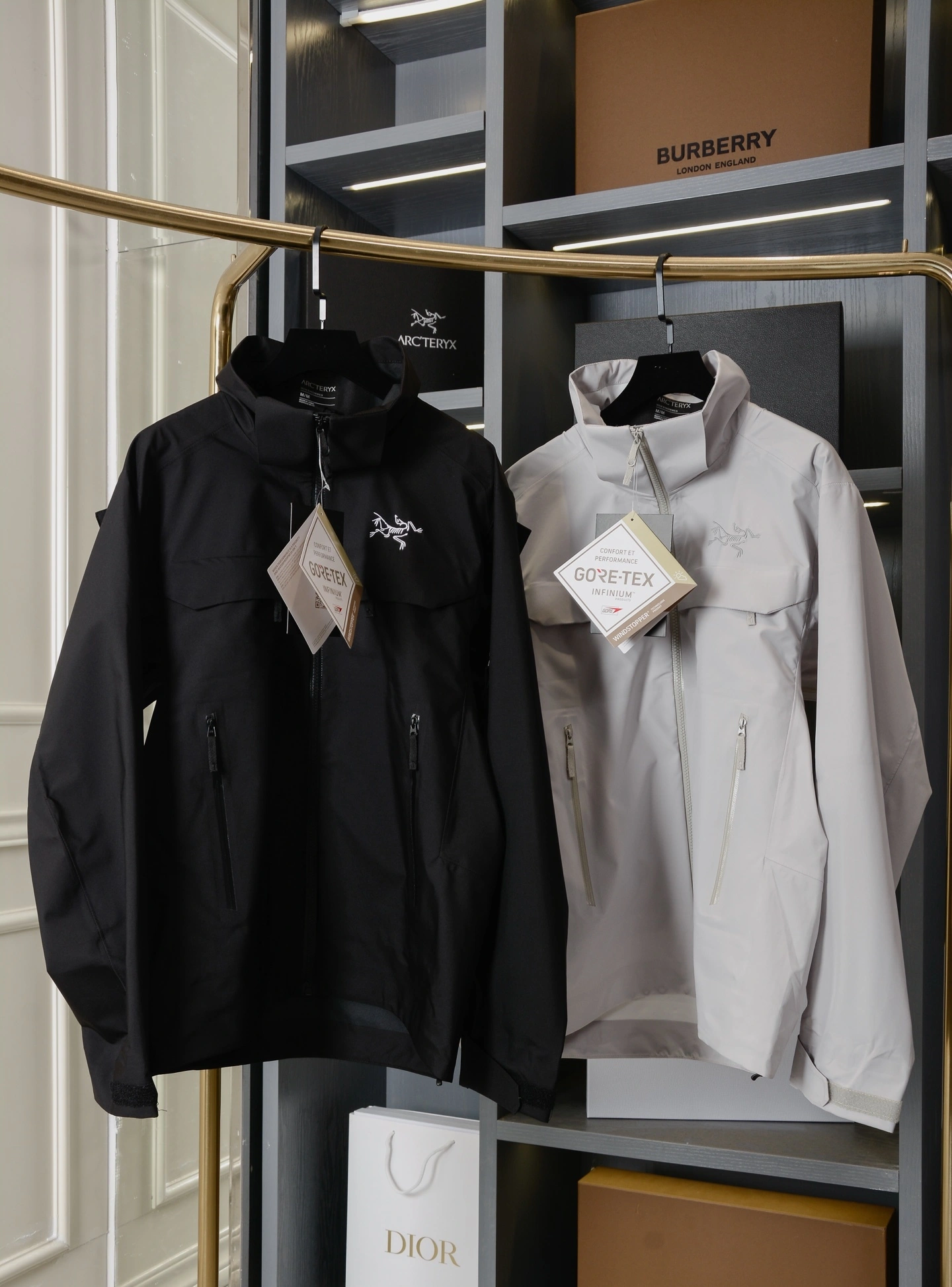 Bald eagle- 1r3t5ryx MACAI SHELL JACKET high quality version oversized 2Colour item:E-F020C3028-2