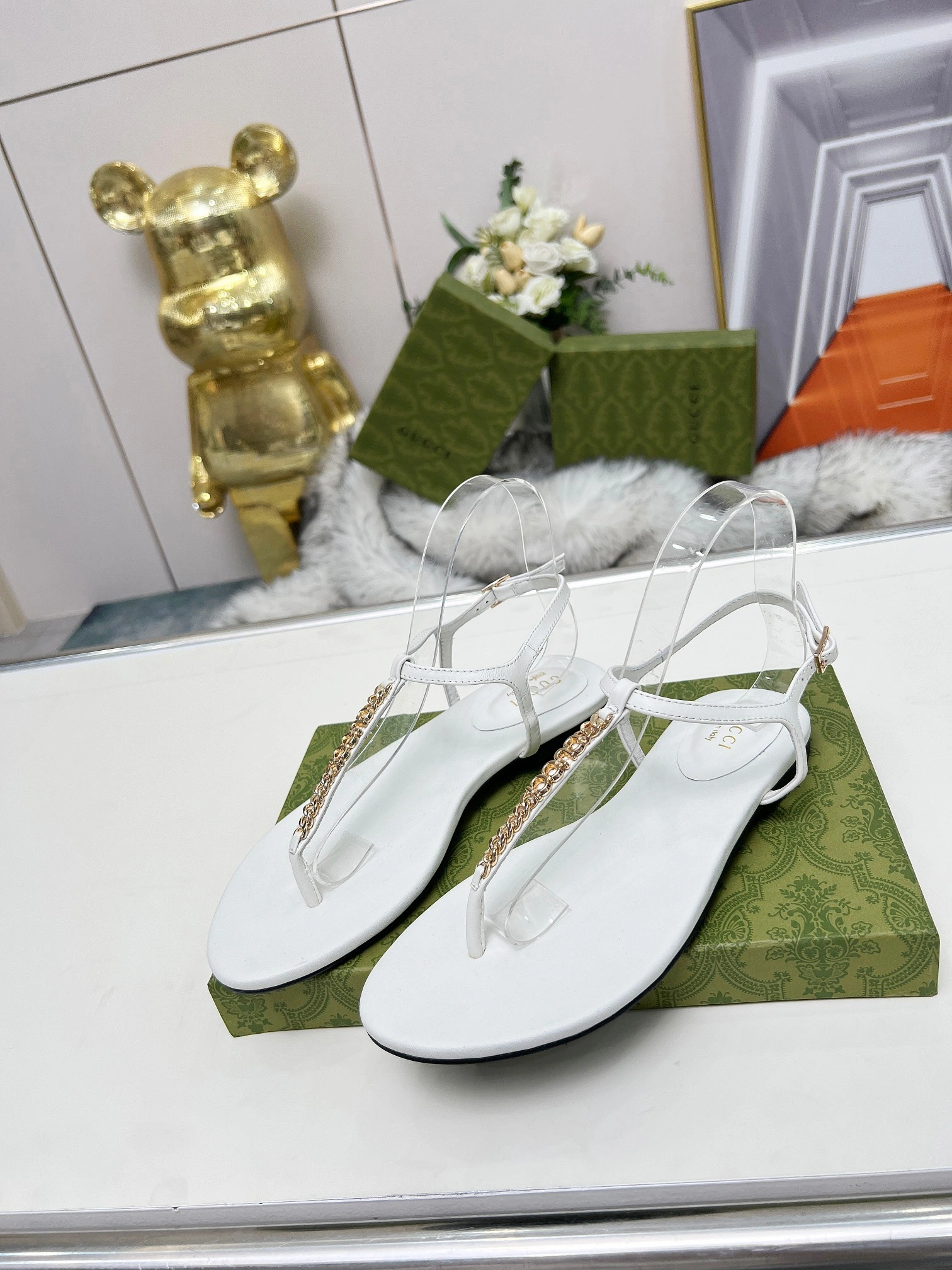6u33i 788466 AAAZG 9540 cowhide sheepskin Heel height：1CM item:DT-X000L1101