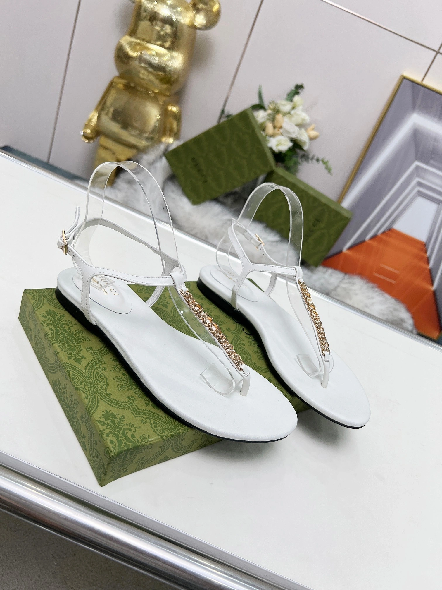 6u33i 788466 AAAZG 9540 cowhide sheepskin Heel height：1CM item:DT-X000L1101
