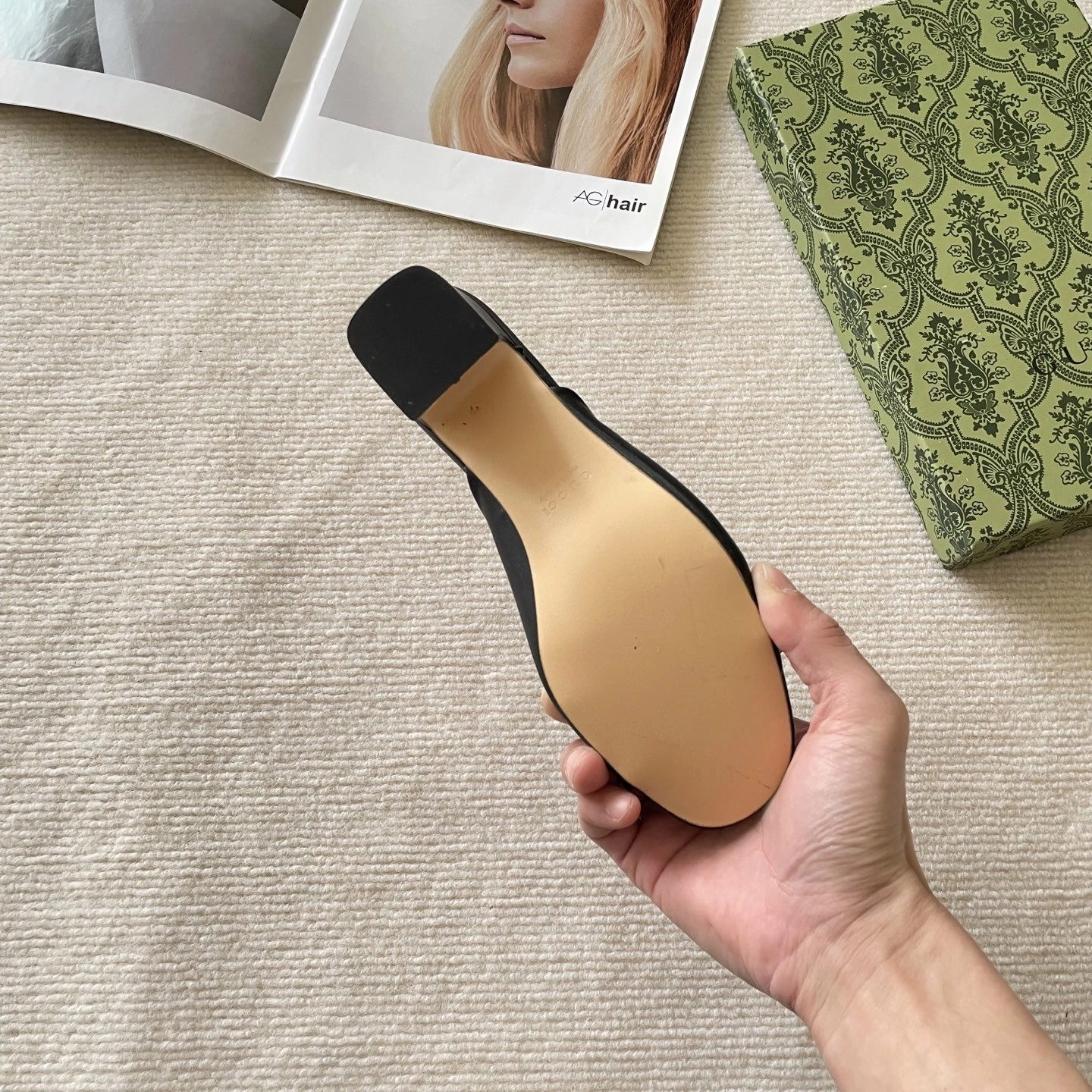 6u33i 816607 C9D00 1000 sheepskin Heel height：5CM item:ET-X234G1141