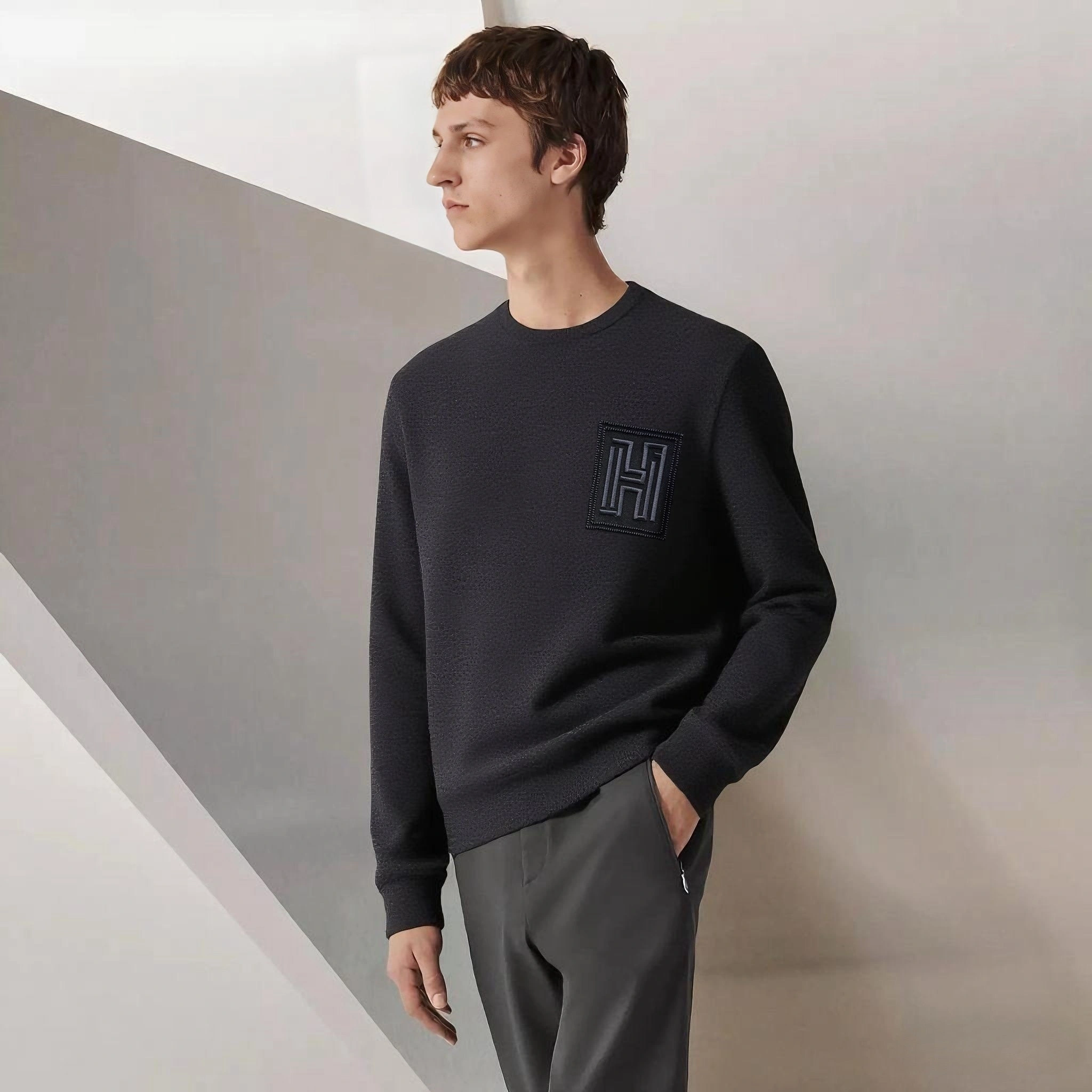 Bald Eagle-- H5r75s high quality version embroidery cashmere oversized 2Colour item:E-F360K1818-2