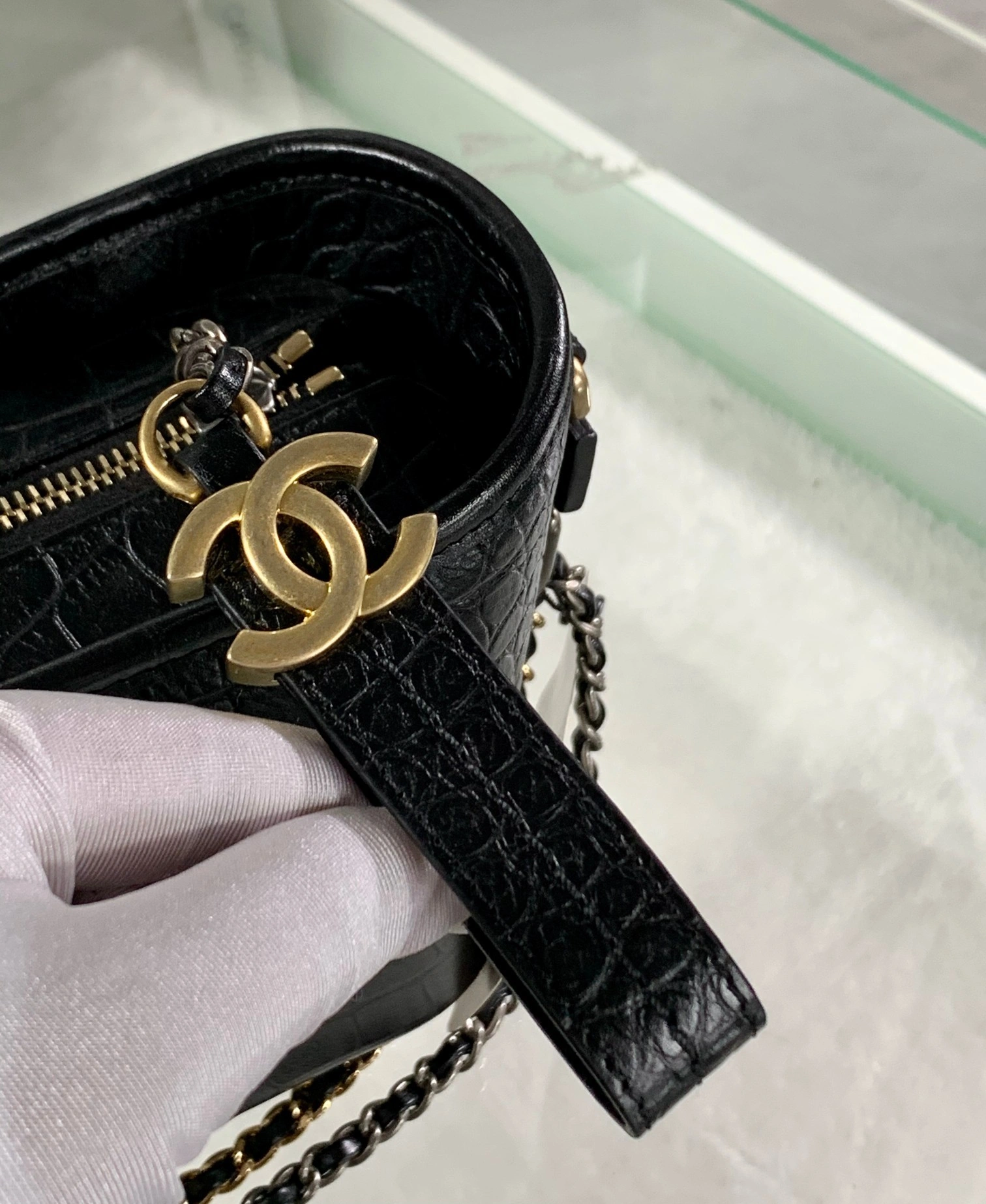Custombag-- AS0865-B00815-94305 high quality version Leather crocodile-embossed item：C-B803D0767