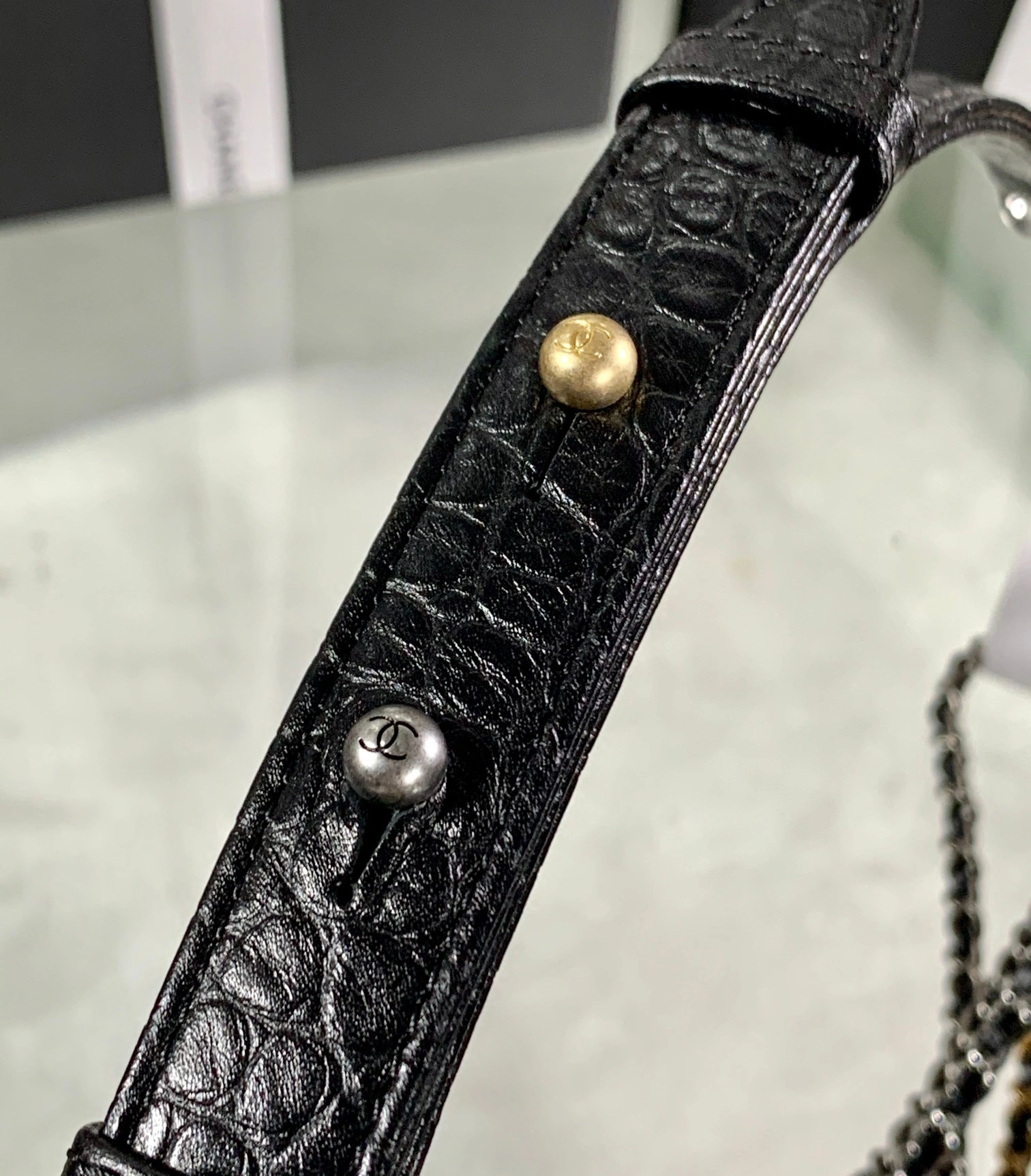 Custombag-- AS0865-B00815-94305 high quality version Leather crocodile-embossed item：C-B803D0767